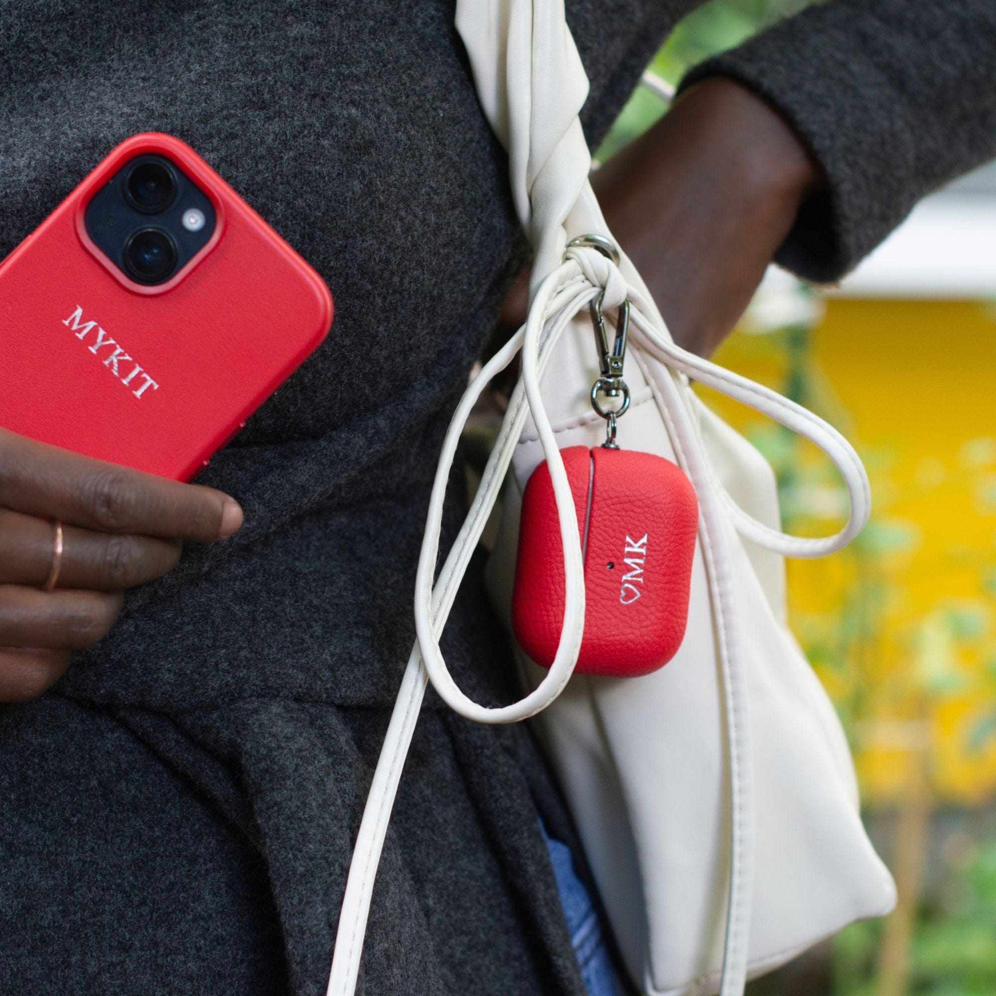 Red AirPods Personalized Case