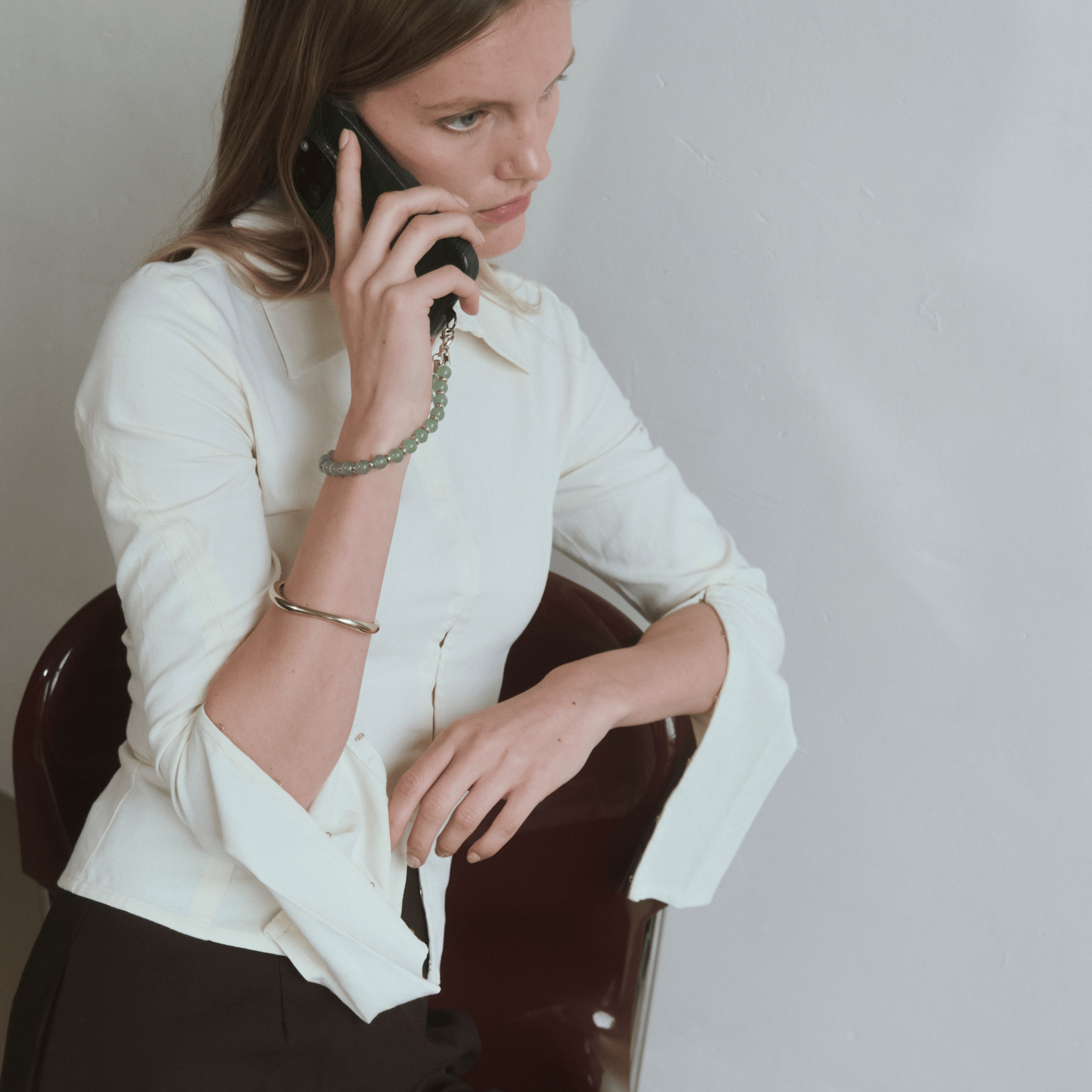 Aventurine Natural Stone Phone Charm