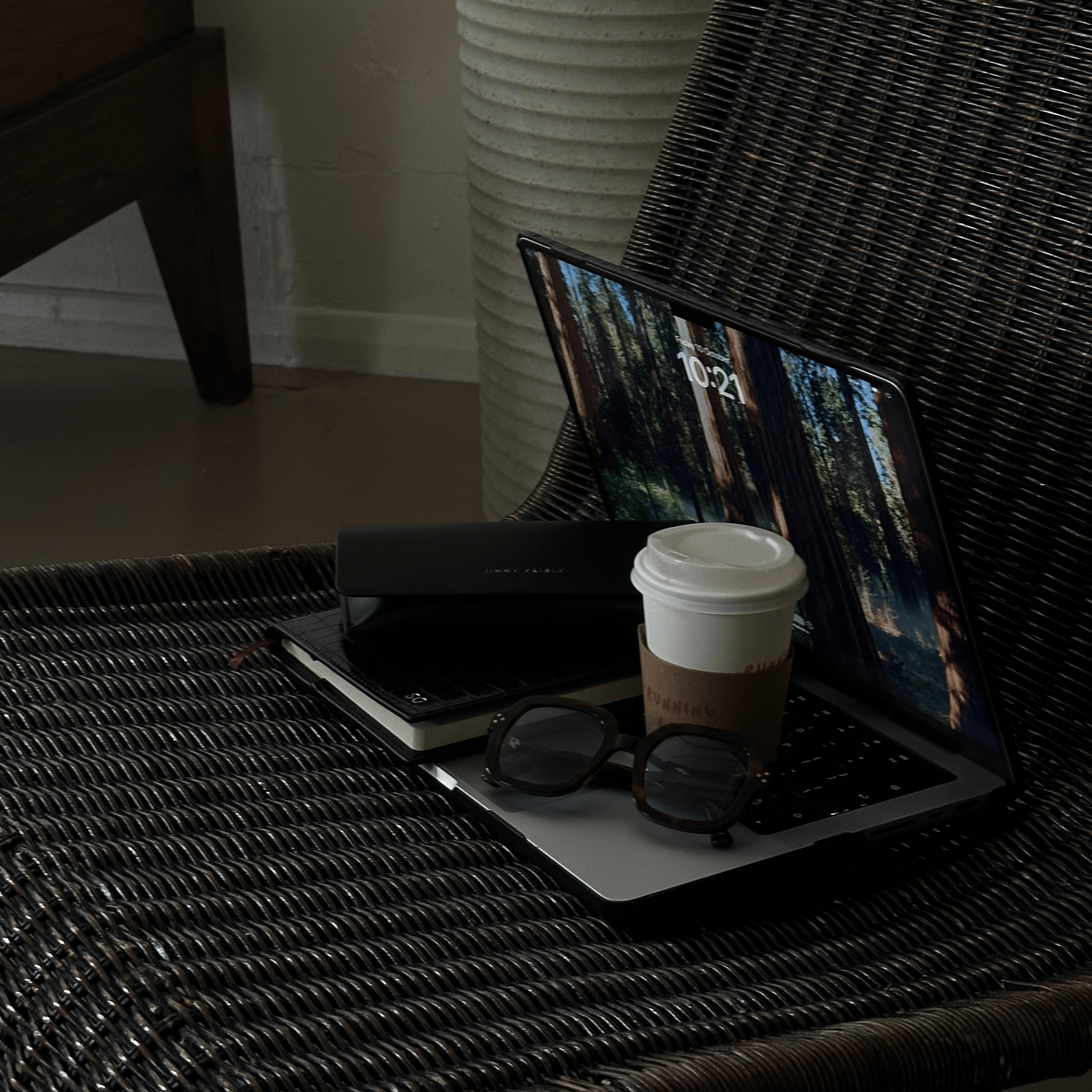 Black Lizard Texture Personalized Notebook