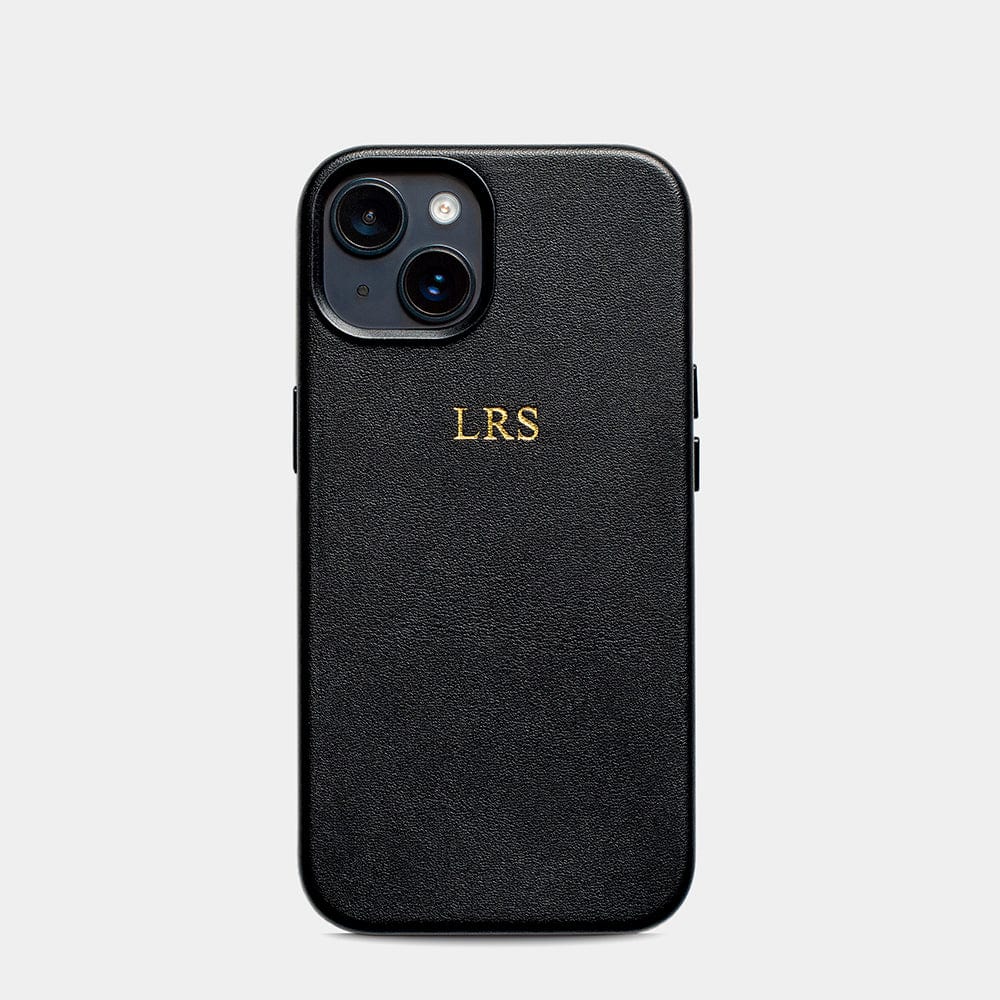 Black MagSafe Grain Texture Personalized Case Black MagSafe Grain Texture Personalized Case