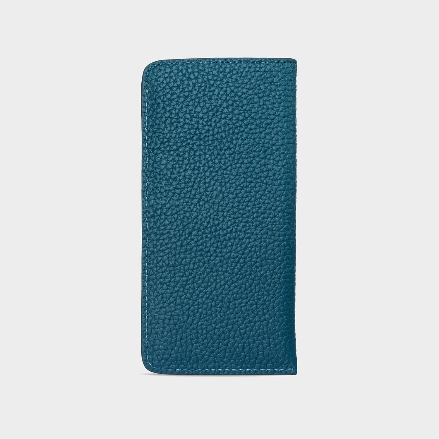 Blue Leather Personalized Glasses Case