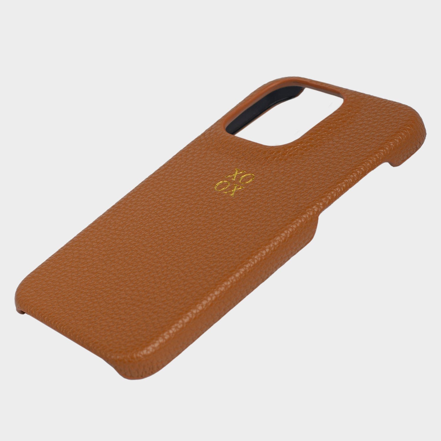 Brown Pebble Texture Personalized Snap Case