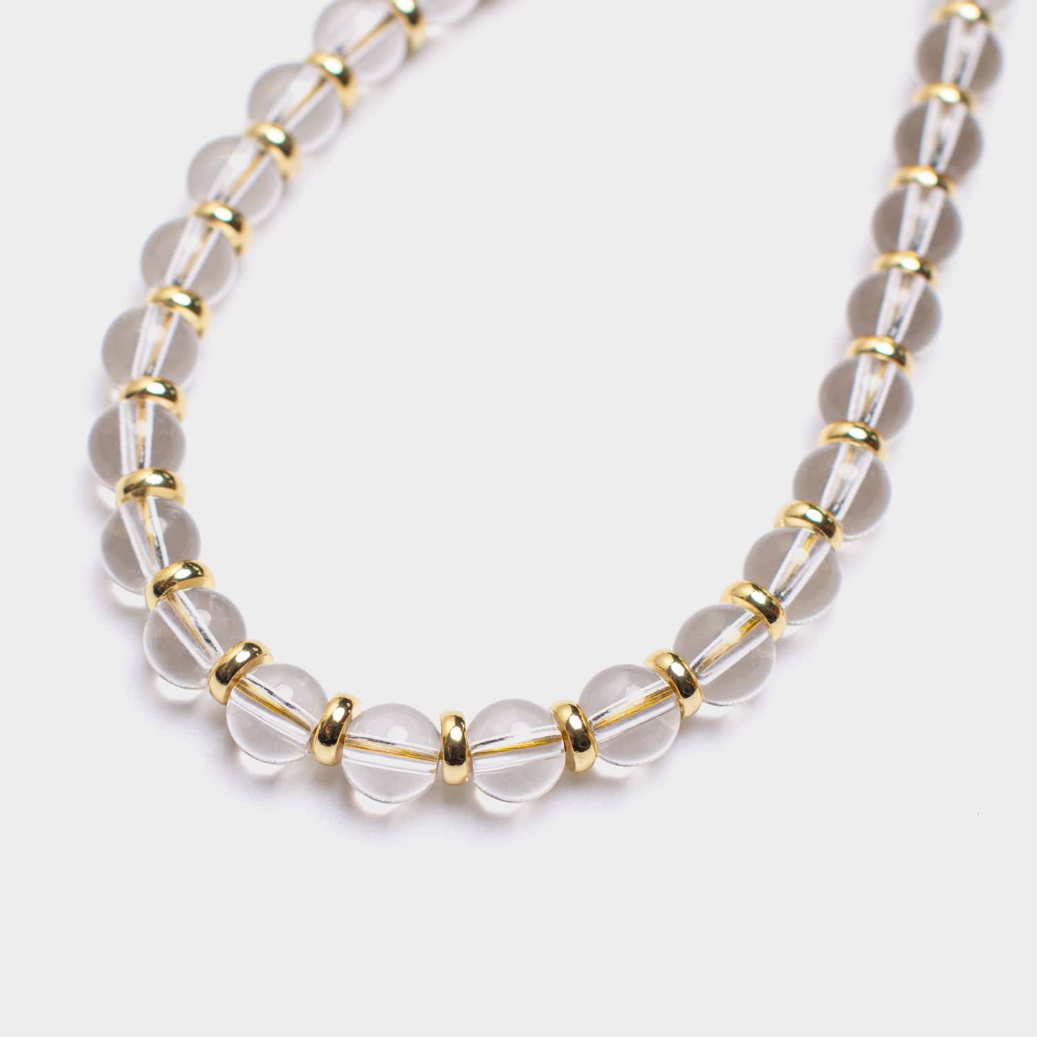 Clear Quartz Natural Stone Phone Charm