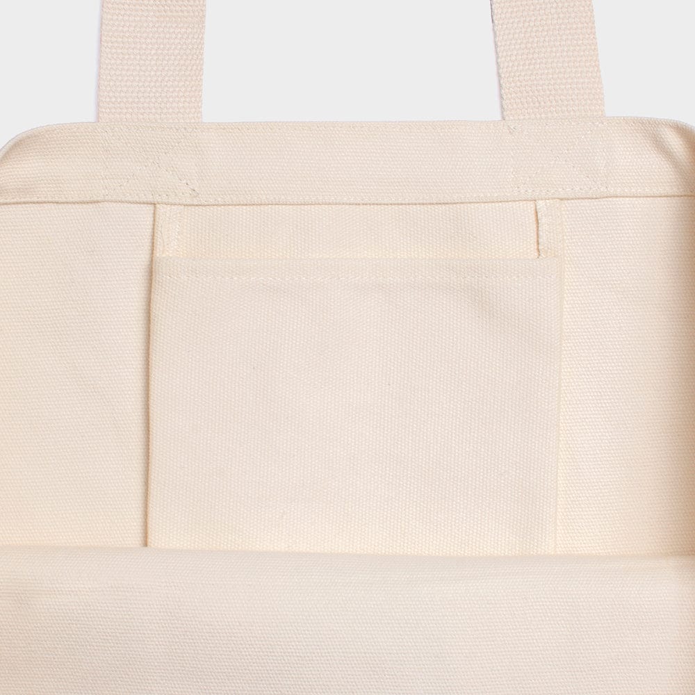 Natural Oversized 100% Cotton Tote Bag