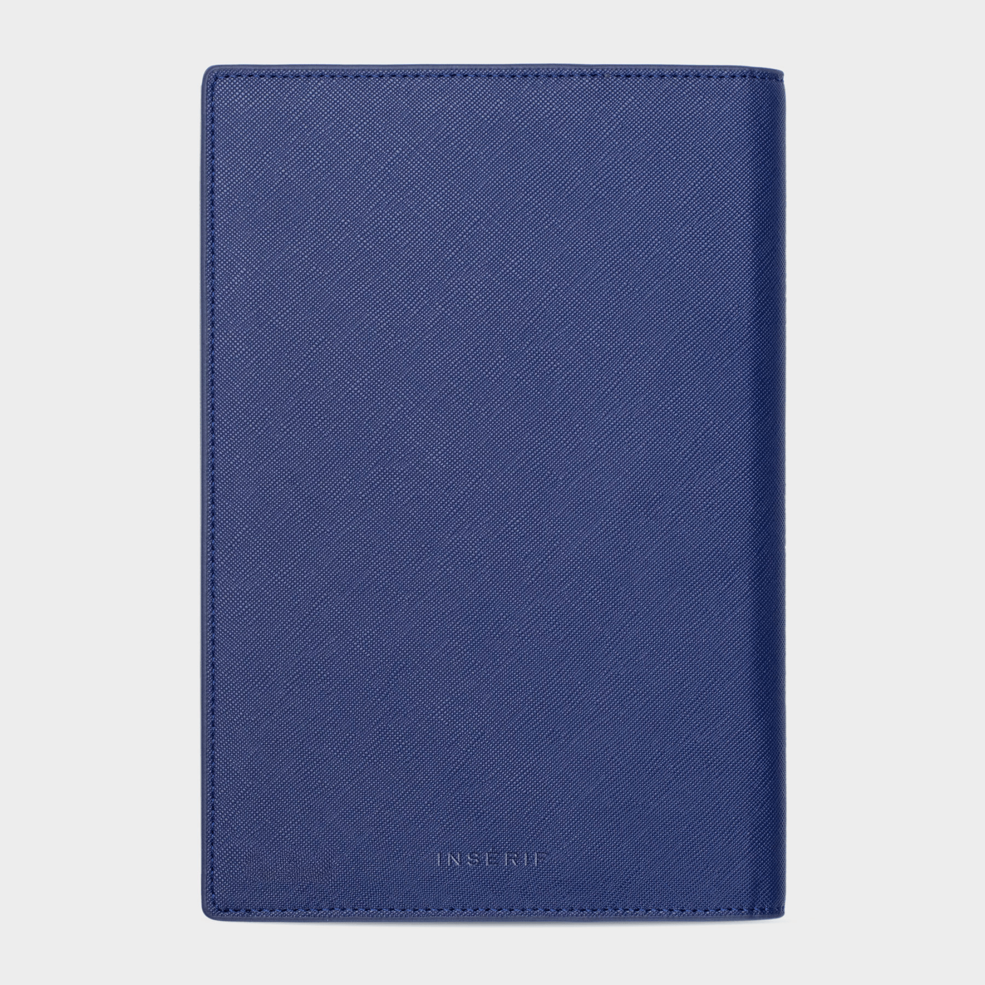 Navy Saffiano Texture Personalized Notebook