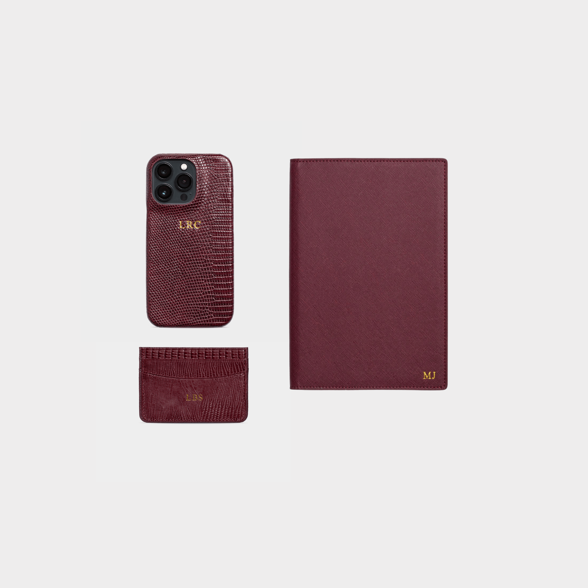 Burgundy Essentials Set