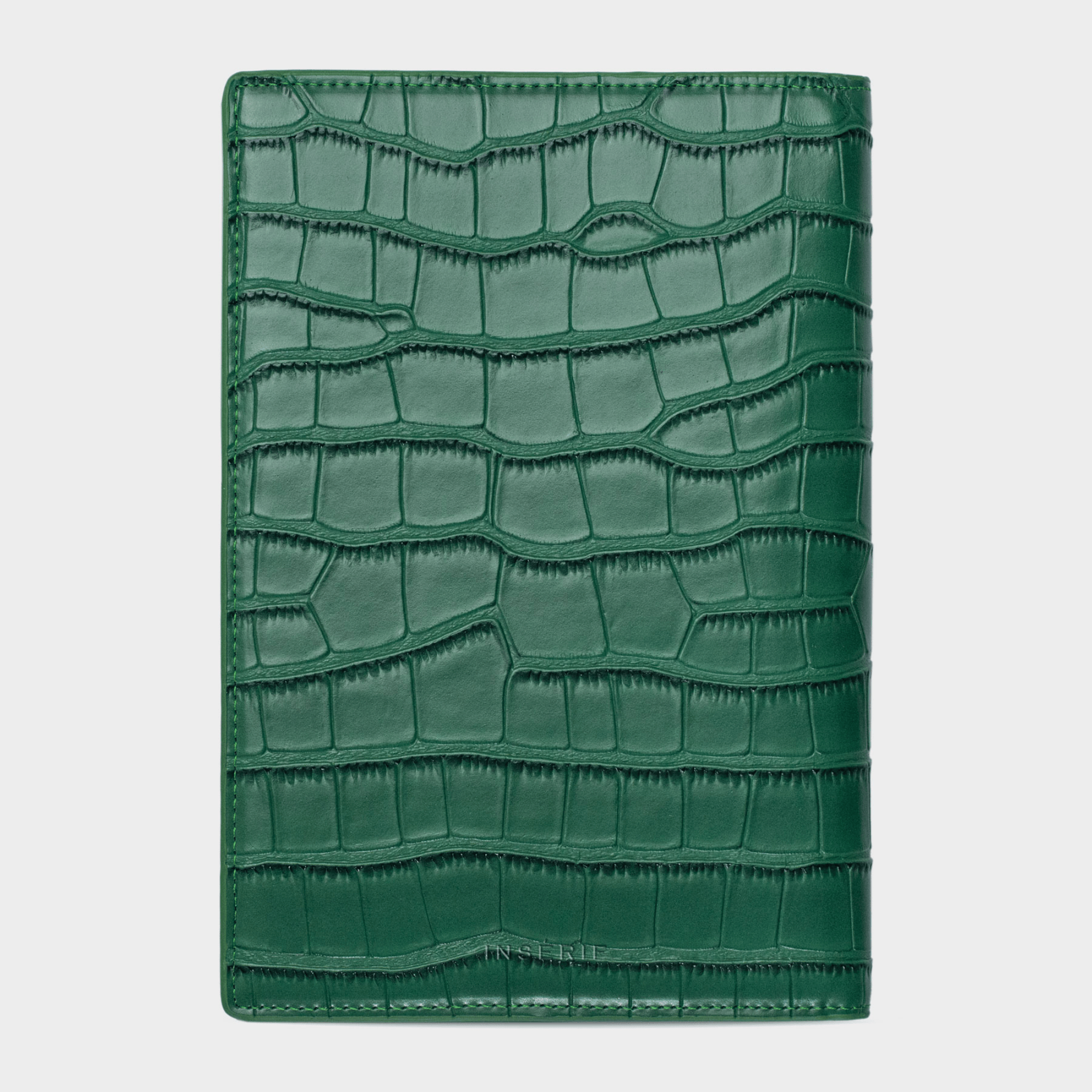 Dark Green Lizard Texture Personalized Notebook