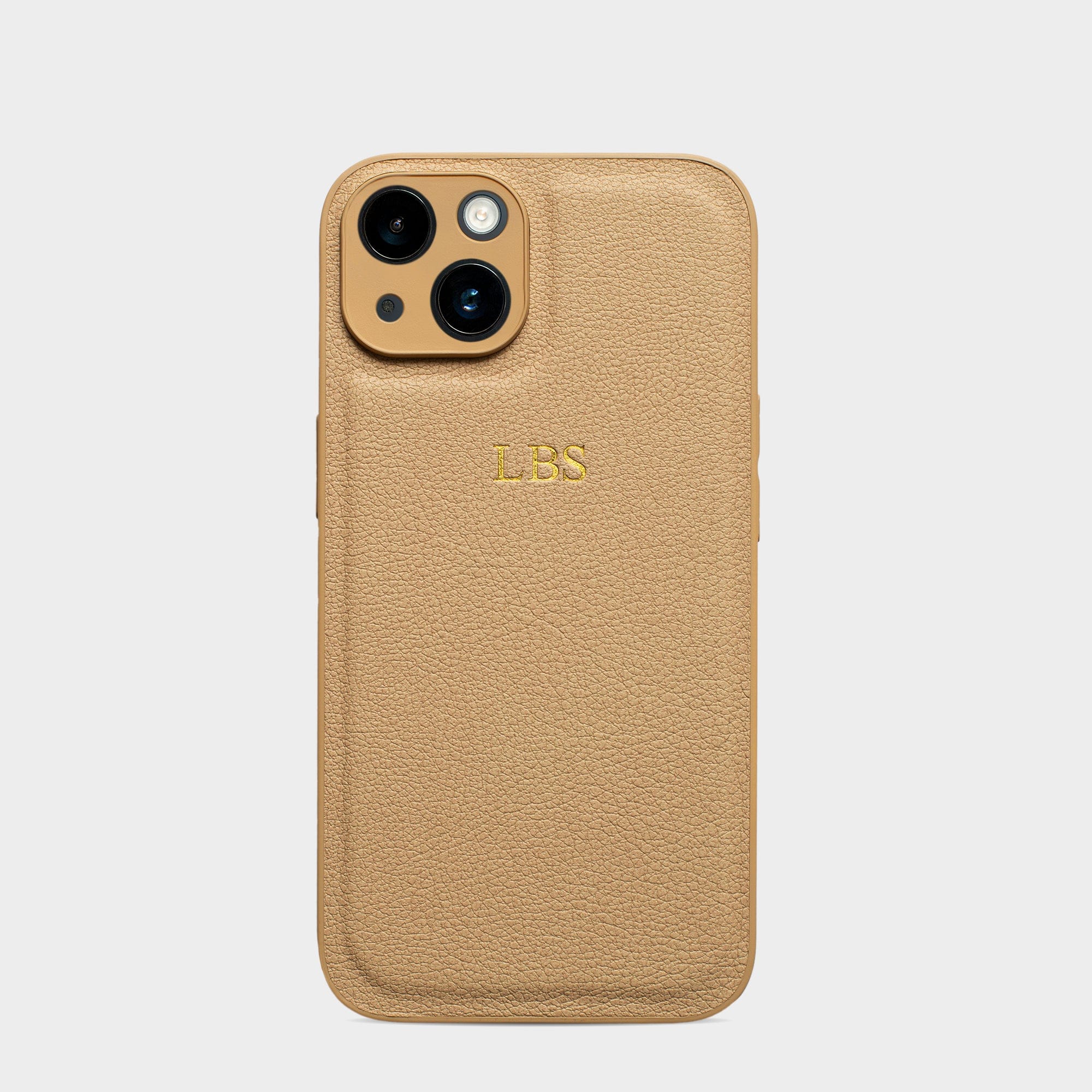 Latte Padded Personalized Monogram Case