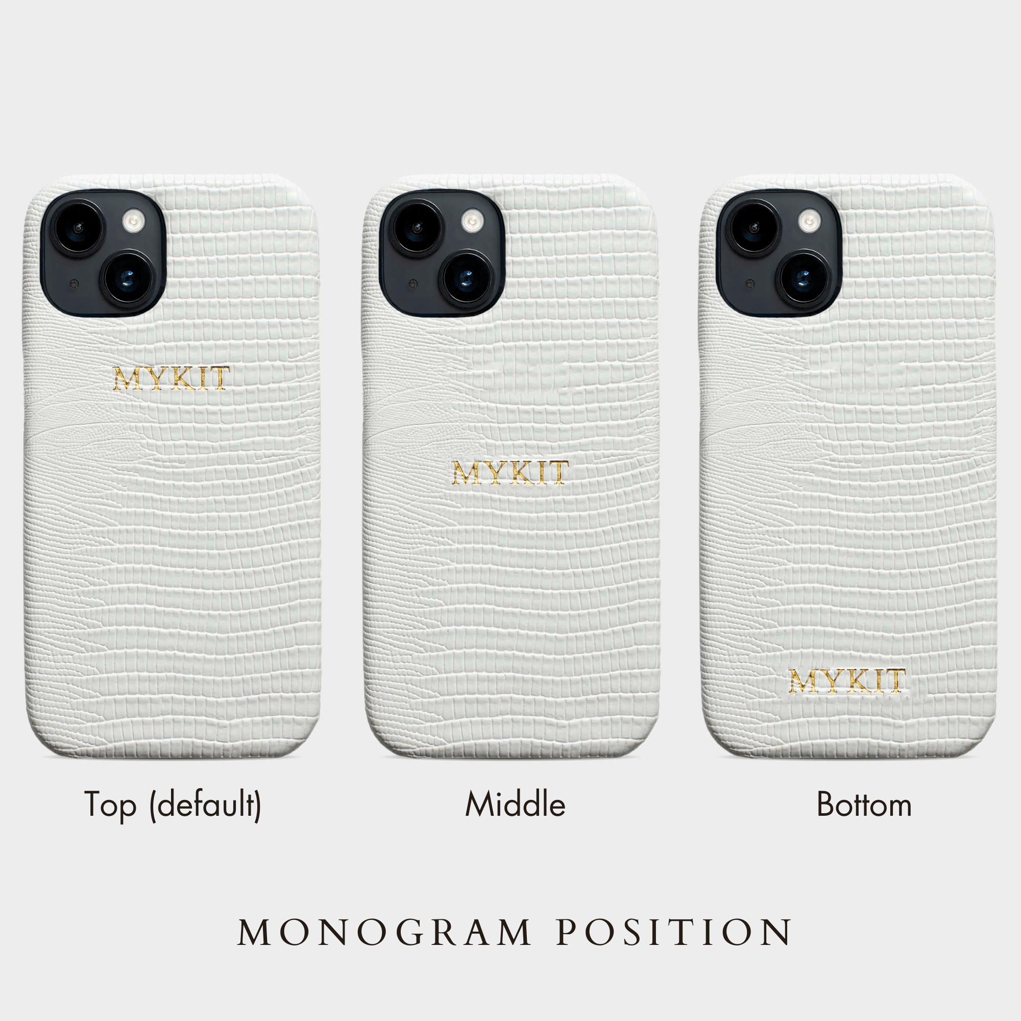 Burgundy Lizard Texture Personalized Snap Case