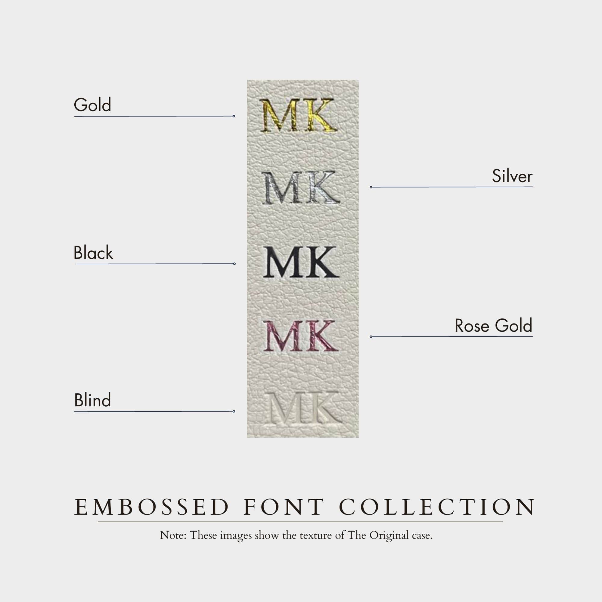 White Padded Personalized Monogram Case