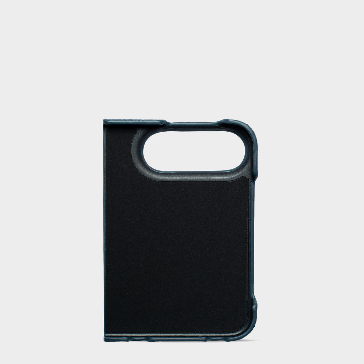 Navy Pebble Texture Personalized Snap Case iPhone Duo