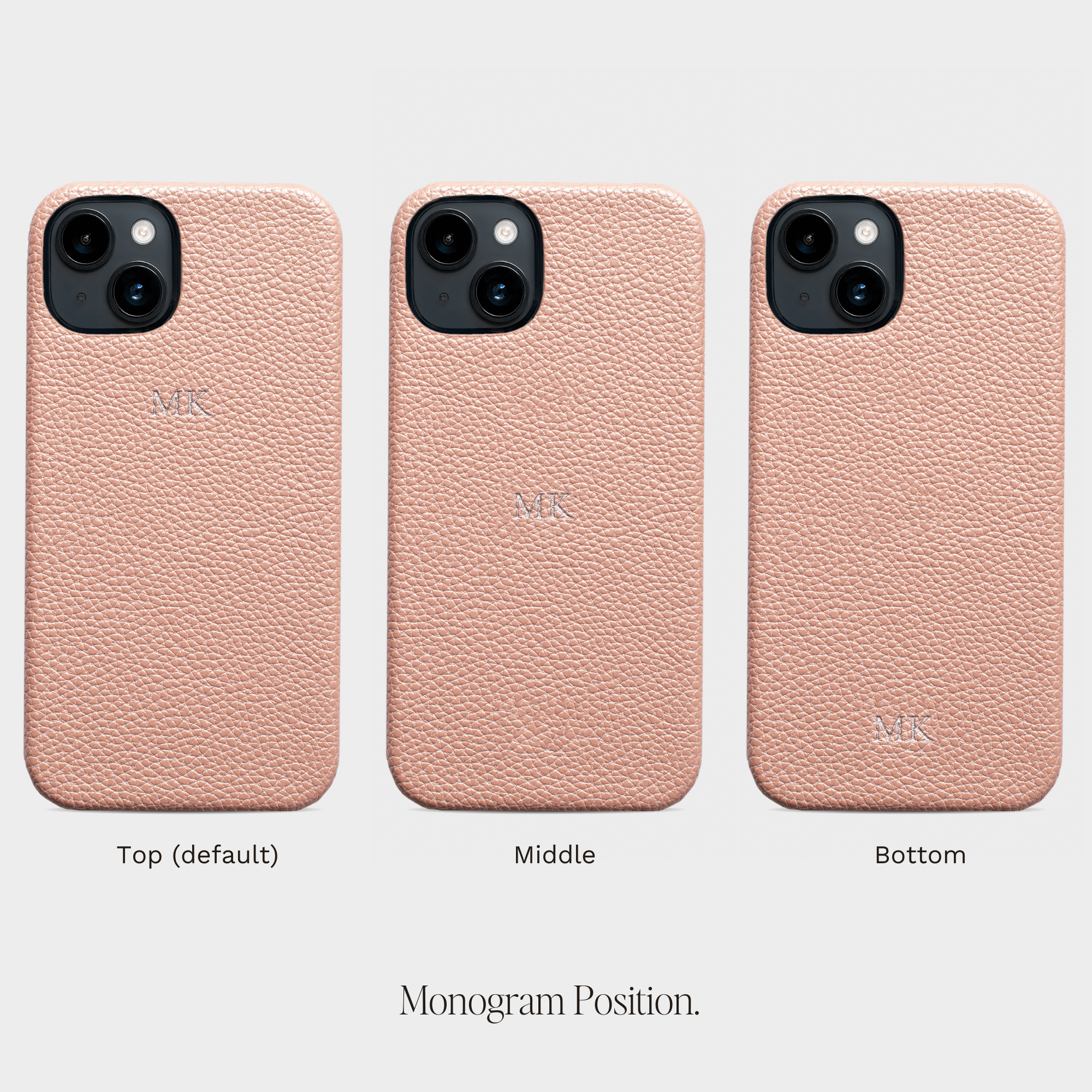 Pearl Pebble Texture Personalized Snap Case