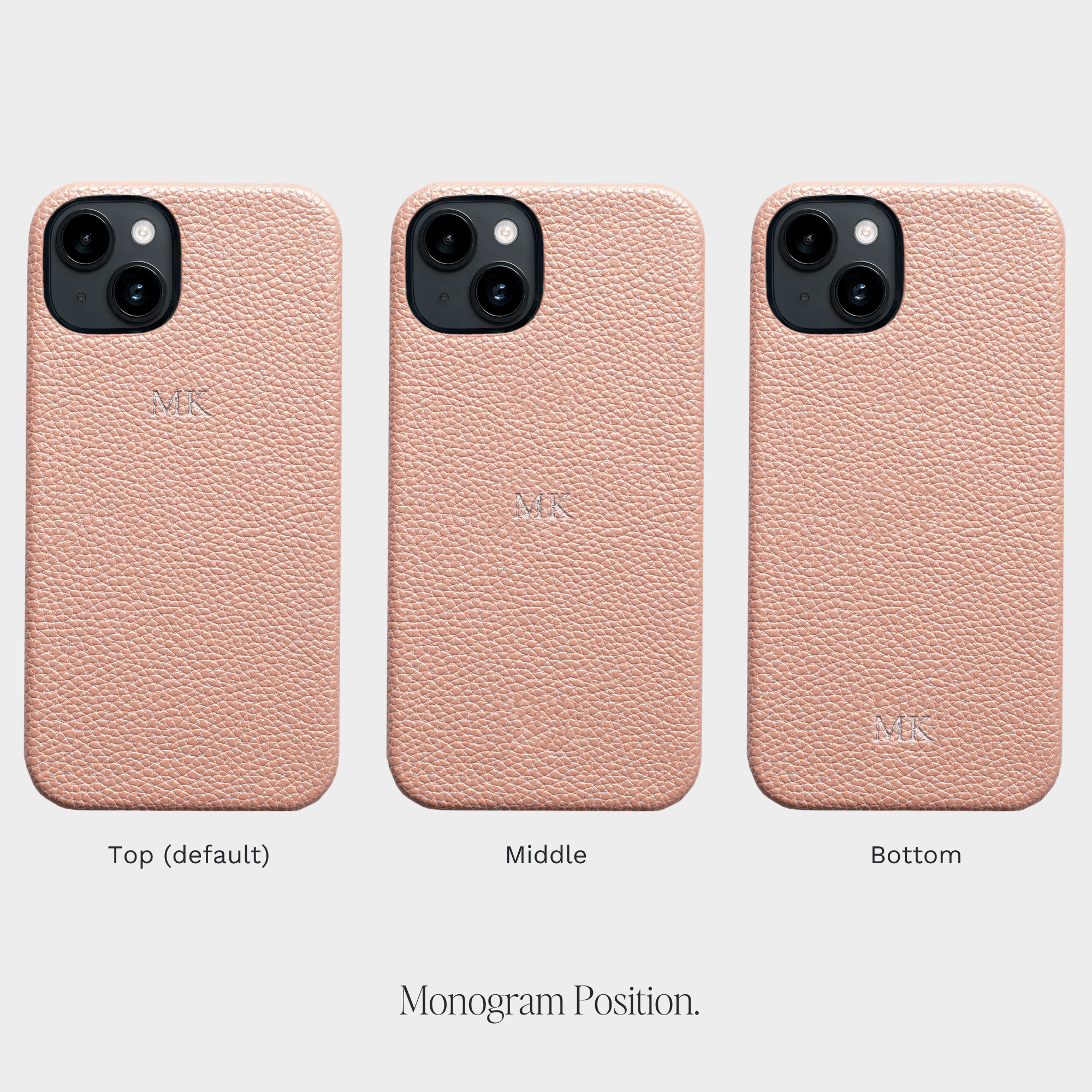 Pearl Pebble Texture Personalized Snap Case