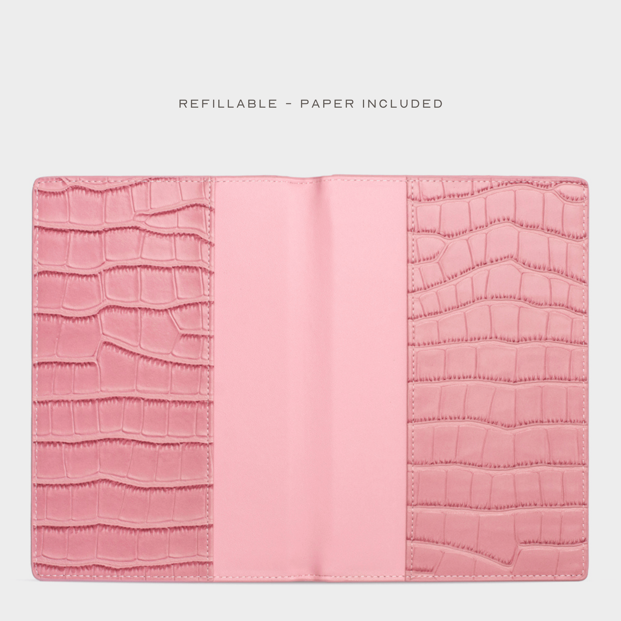 Pink Lizard Texture Personalized Notebook