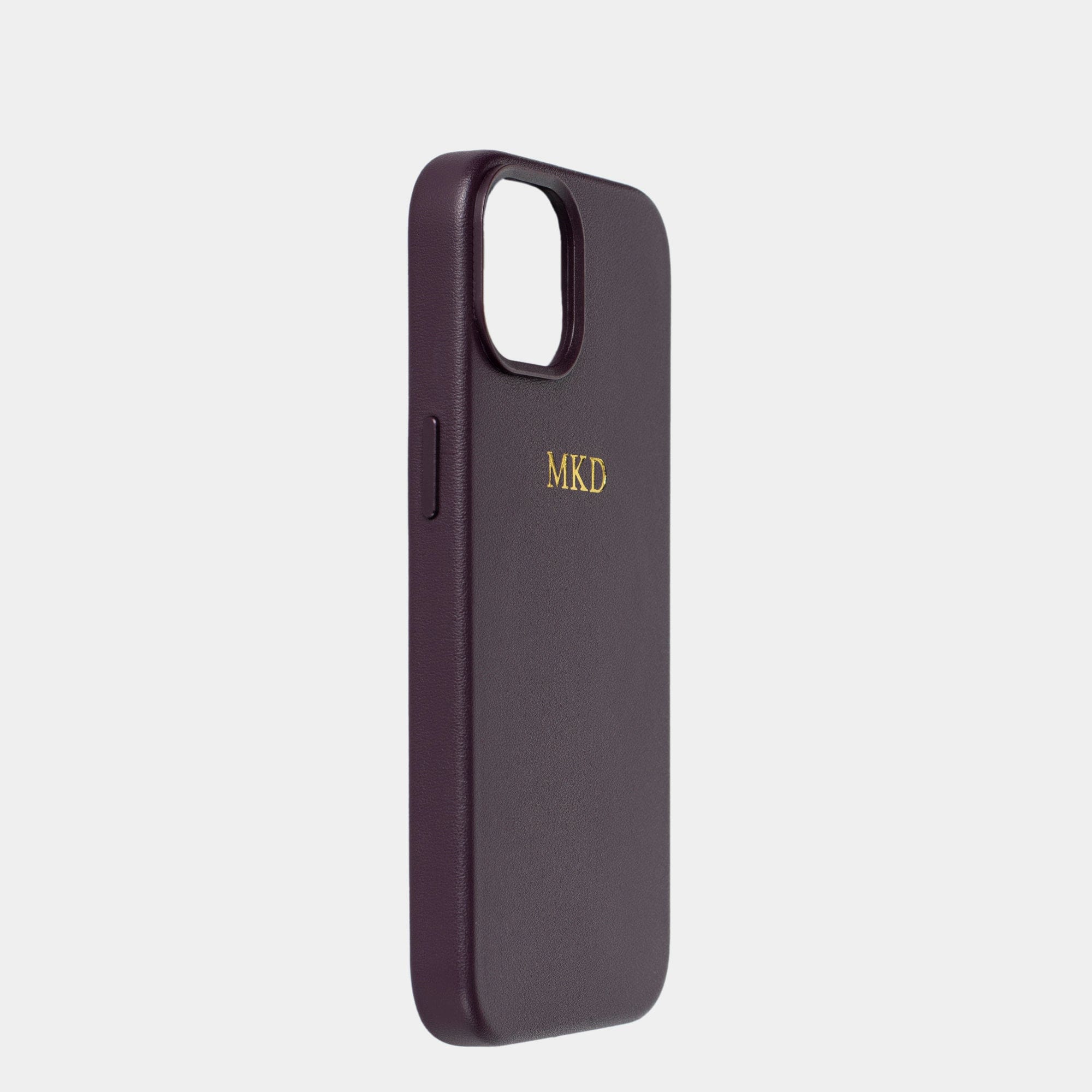 Purple MagSafe Grain Texture Personalized Case