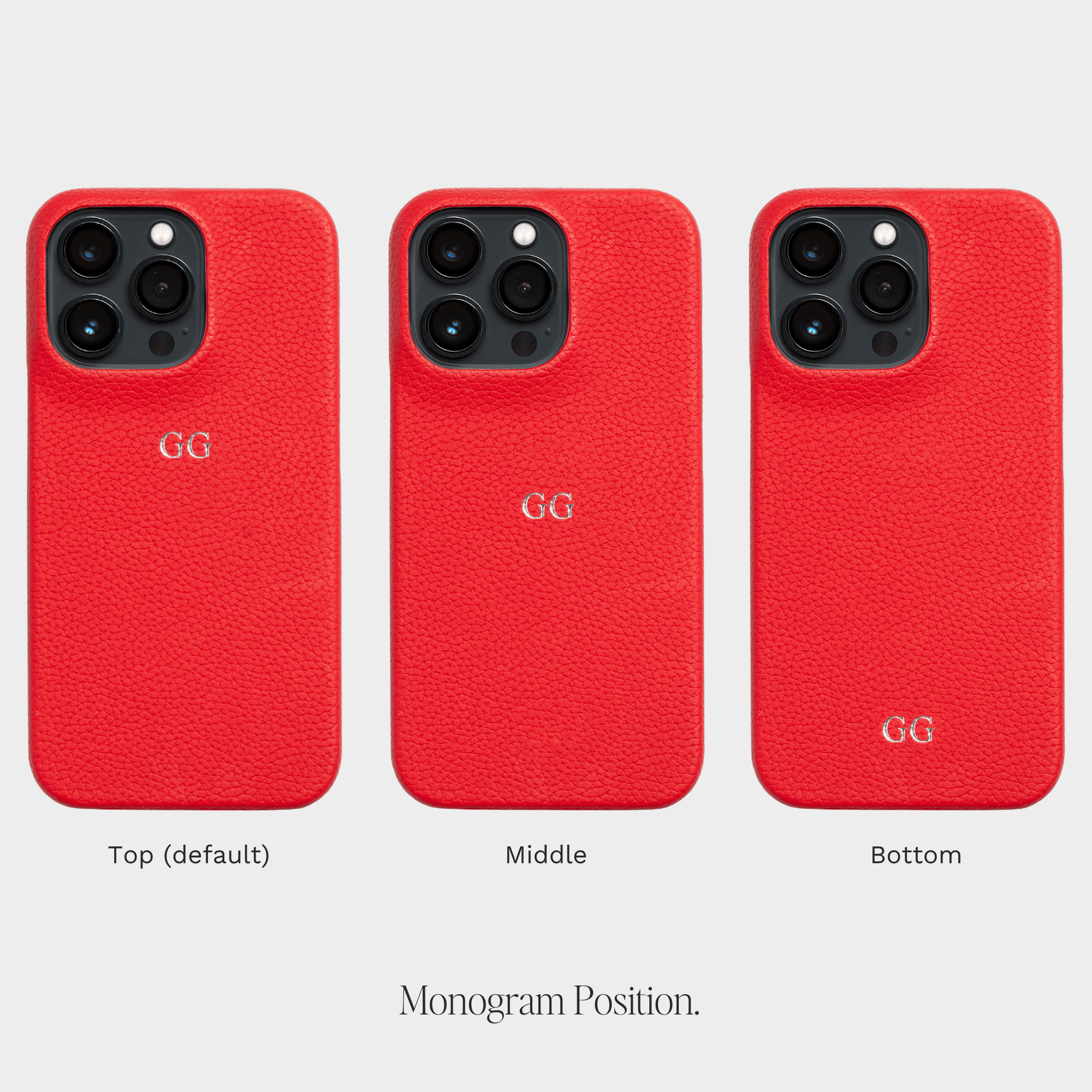 Red Pebble Texture Personalized Snap Case