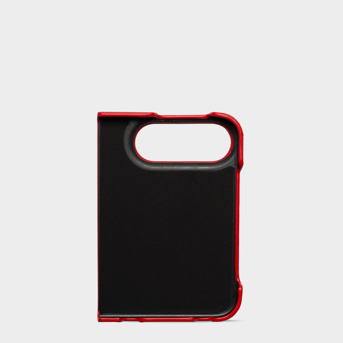 Red Pebble Texture Personalized Snap Case iPhone Duo