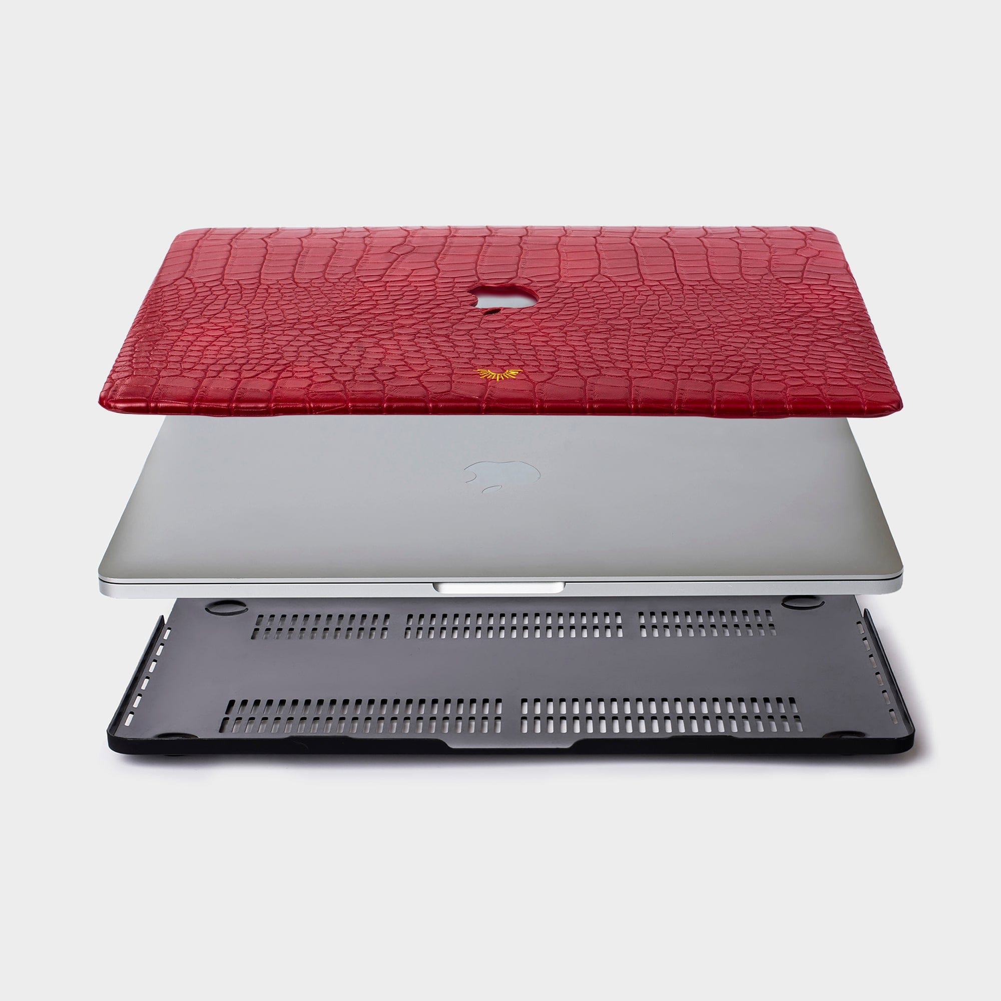 Red Lizard MacBook Personalized Case