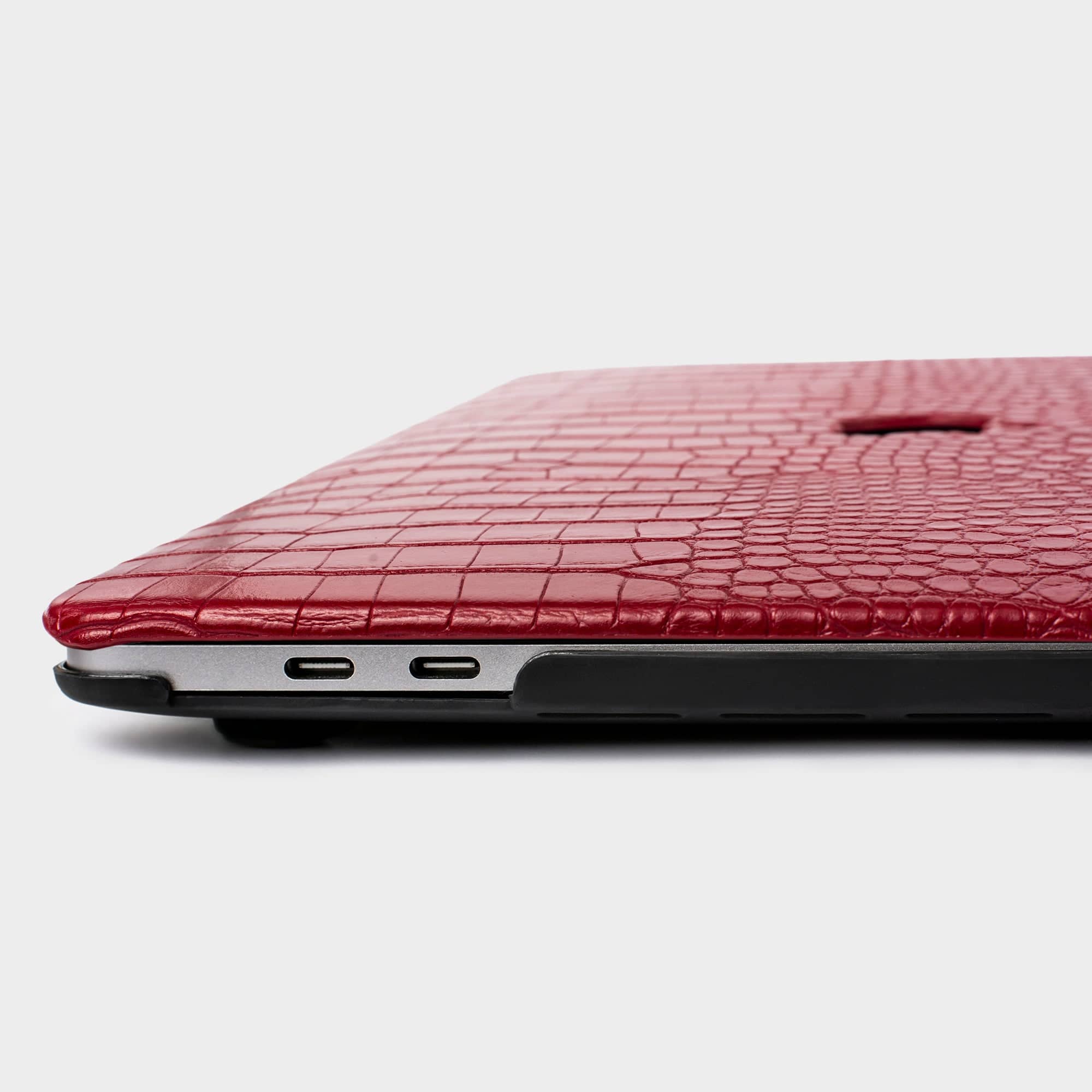 Red Lizard MacBook Personalized Case
