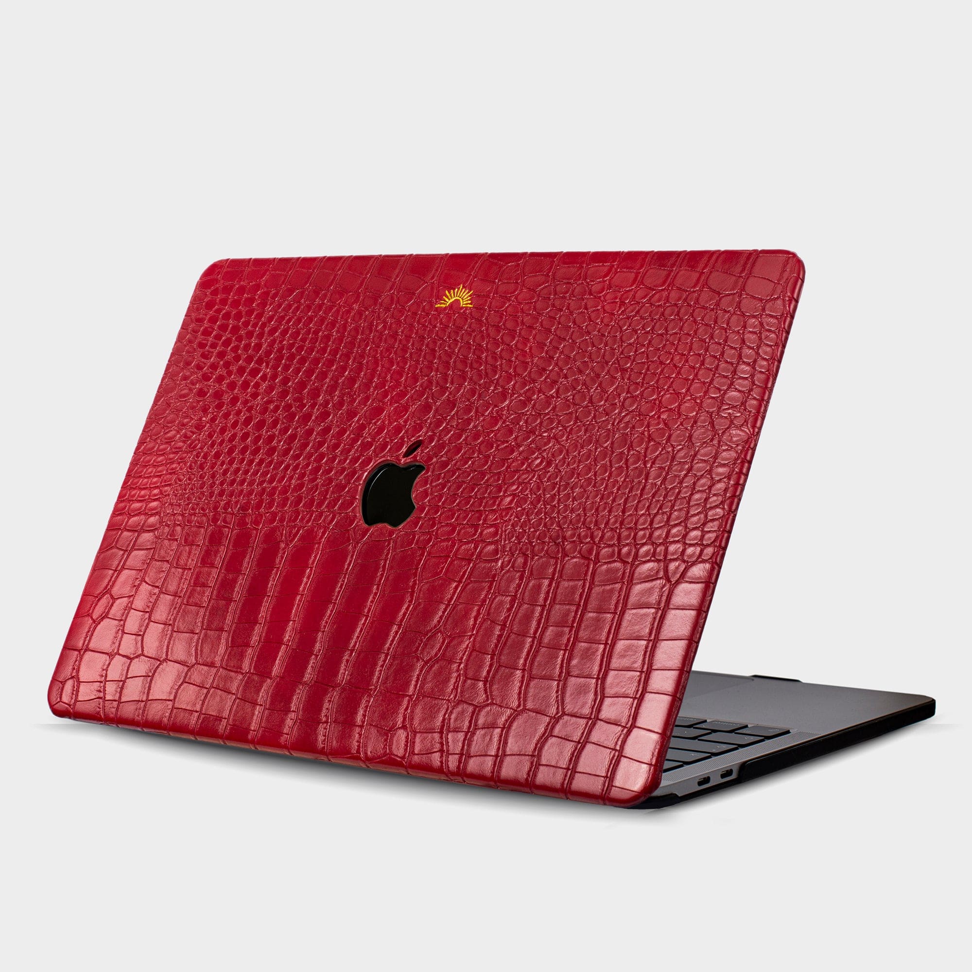 Red Lizard MacBook Personalized Case