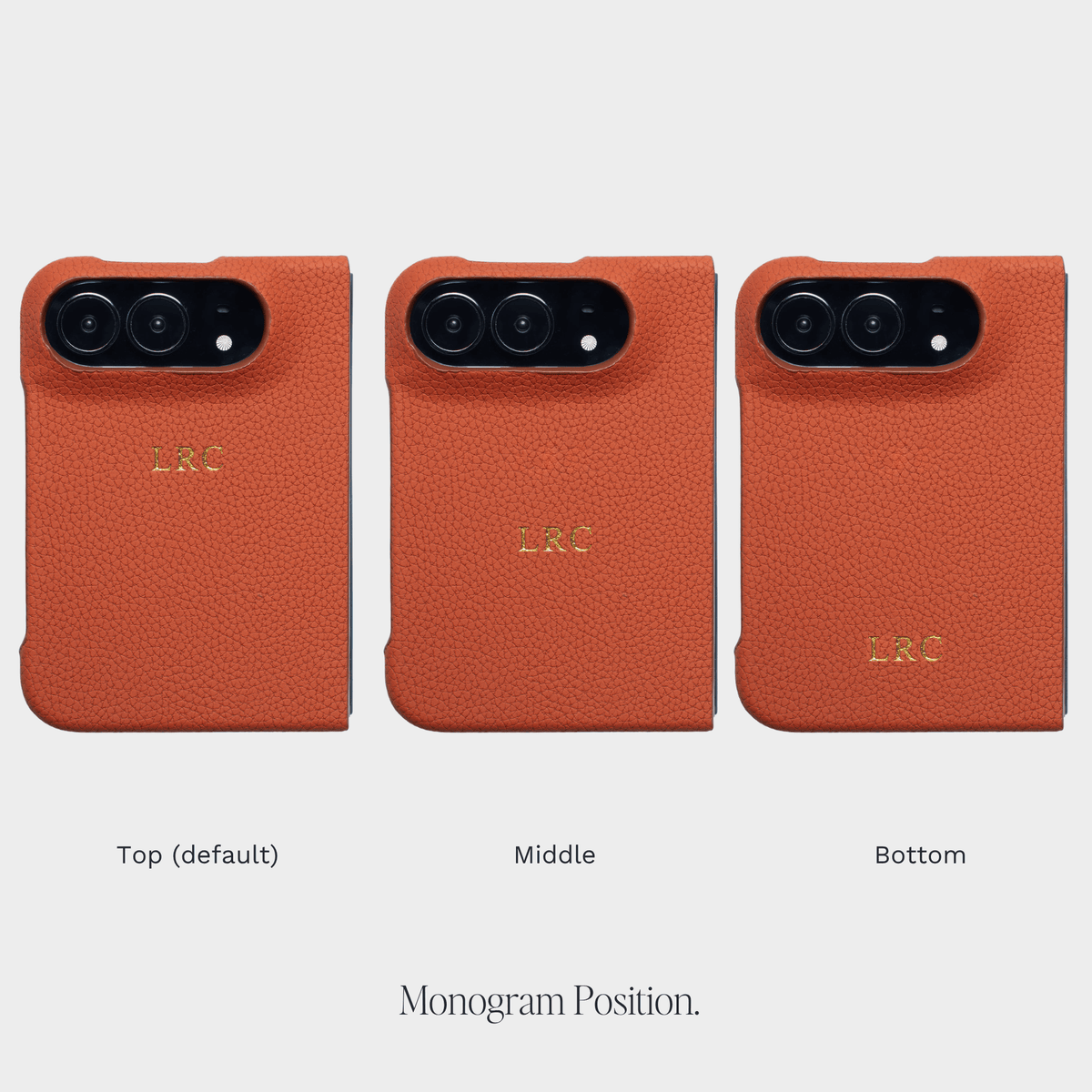 Terracotta Pebble Texture Personalized Snap Case iPhone Duo