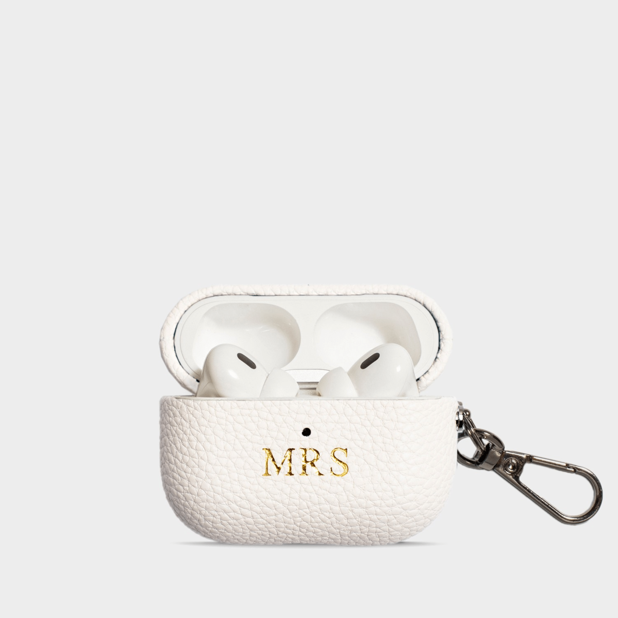 White AirPods Personalized Case