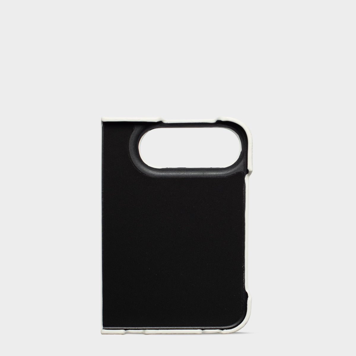 White Pebble Texture Personalized Snap Case iPhone Duo