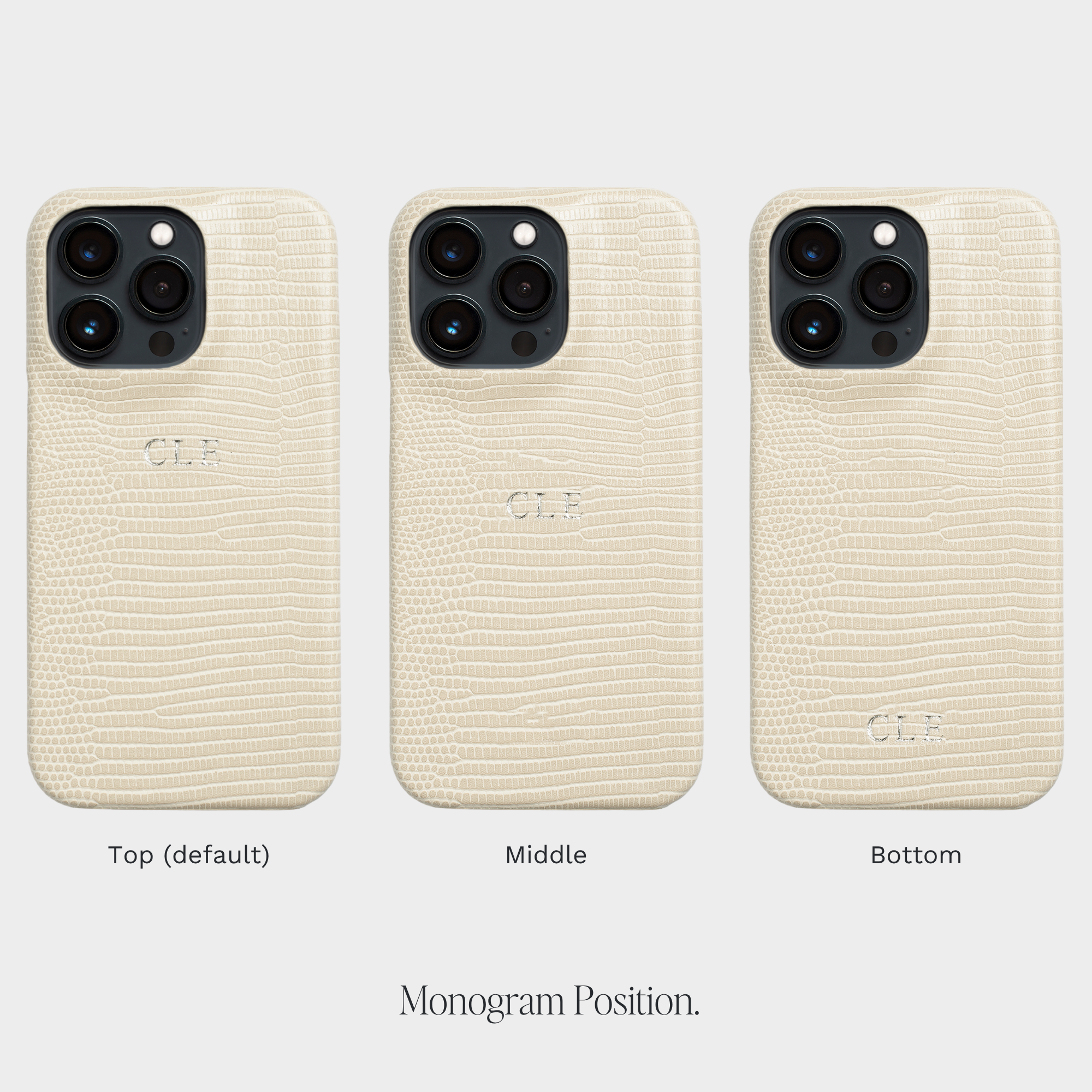 Butter Yellow Lizard Texture Personalized Snap Case