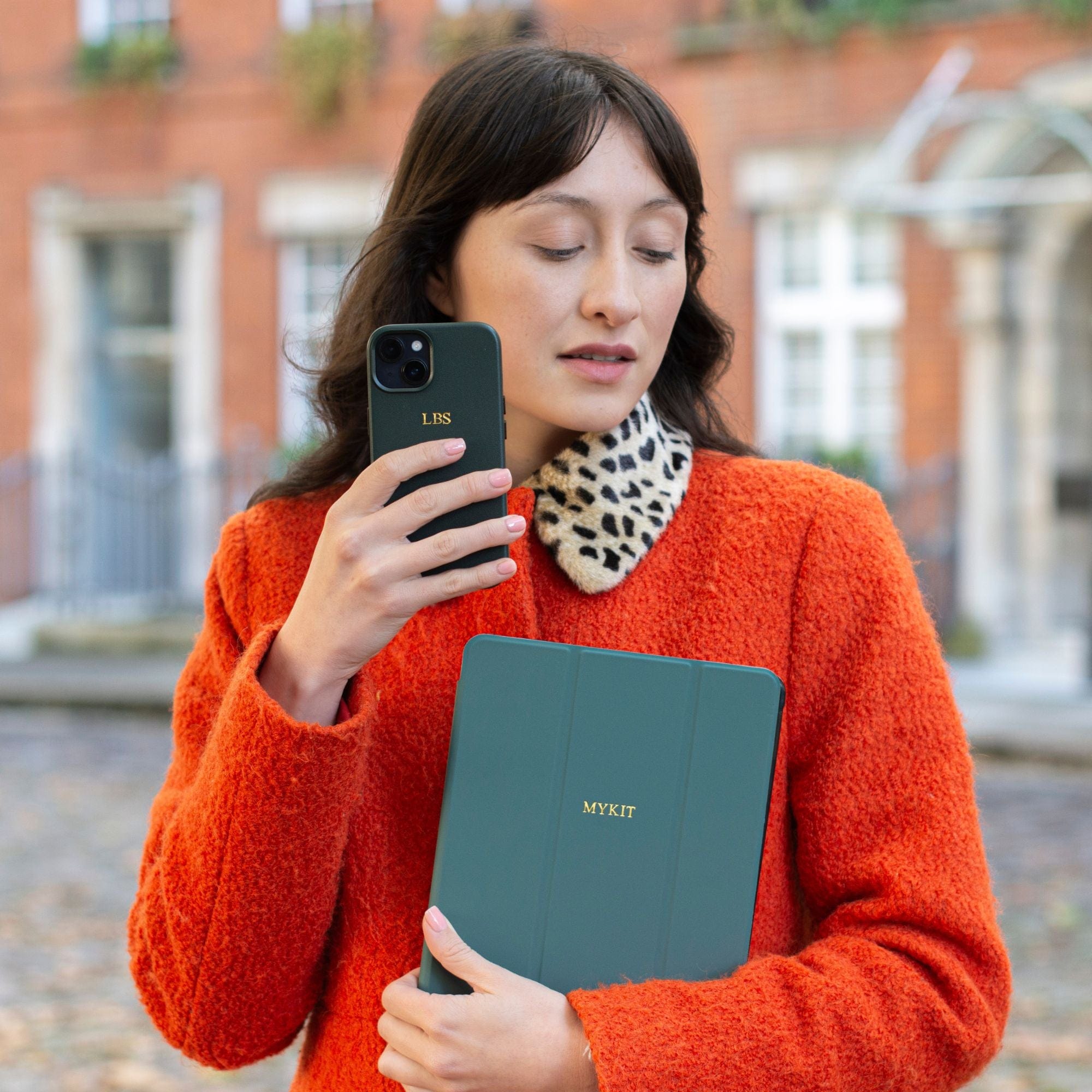 Dark Green MagSafe Personalized Case