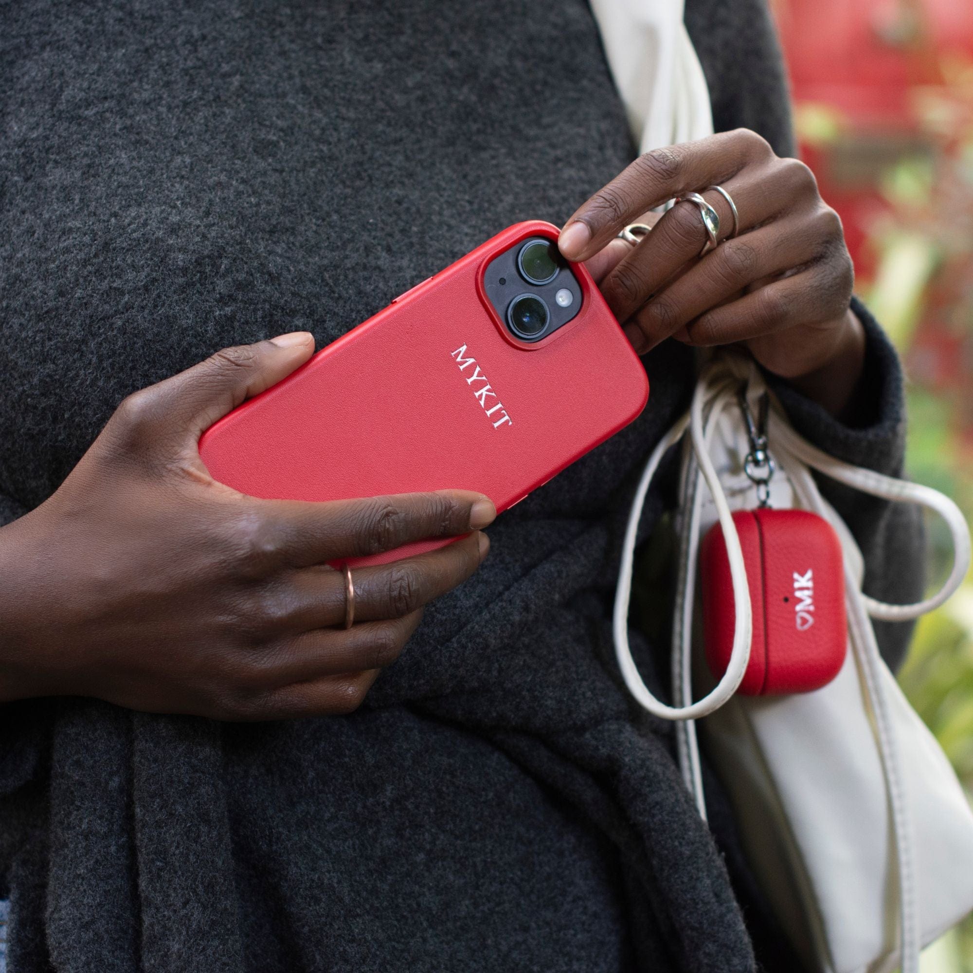 Red MagSafe Personalized Case