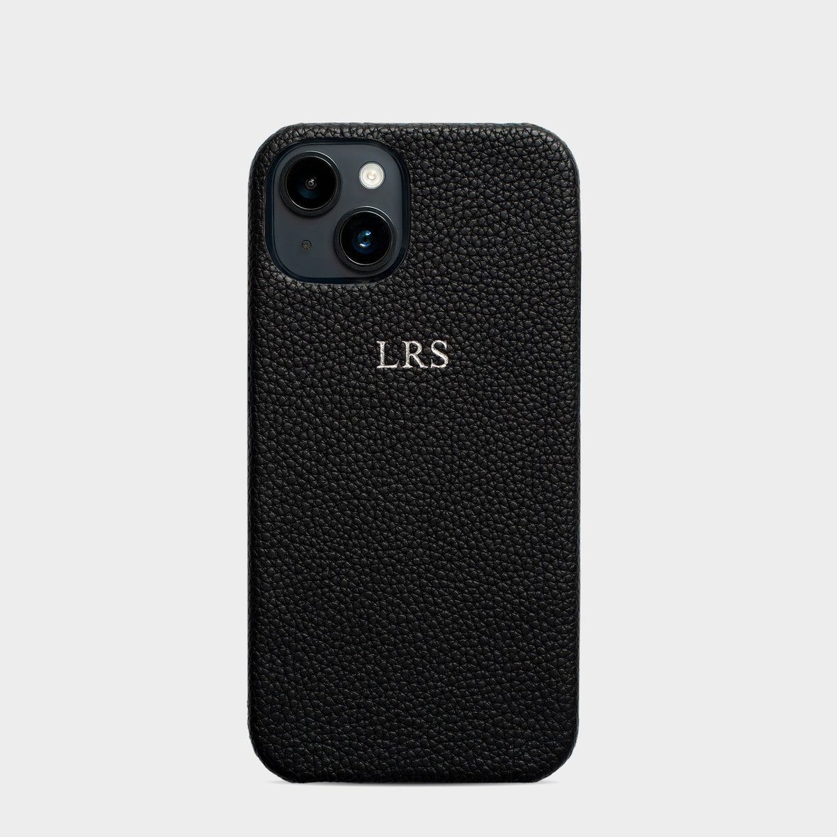 Black Pebble Texture Personalized Snap Case