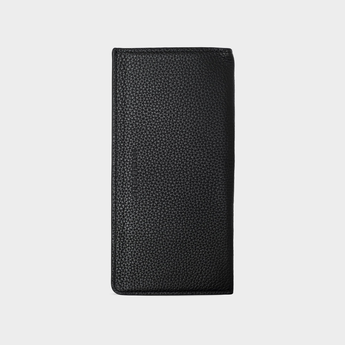 Black Pebble Leather Personalized Glasses Case