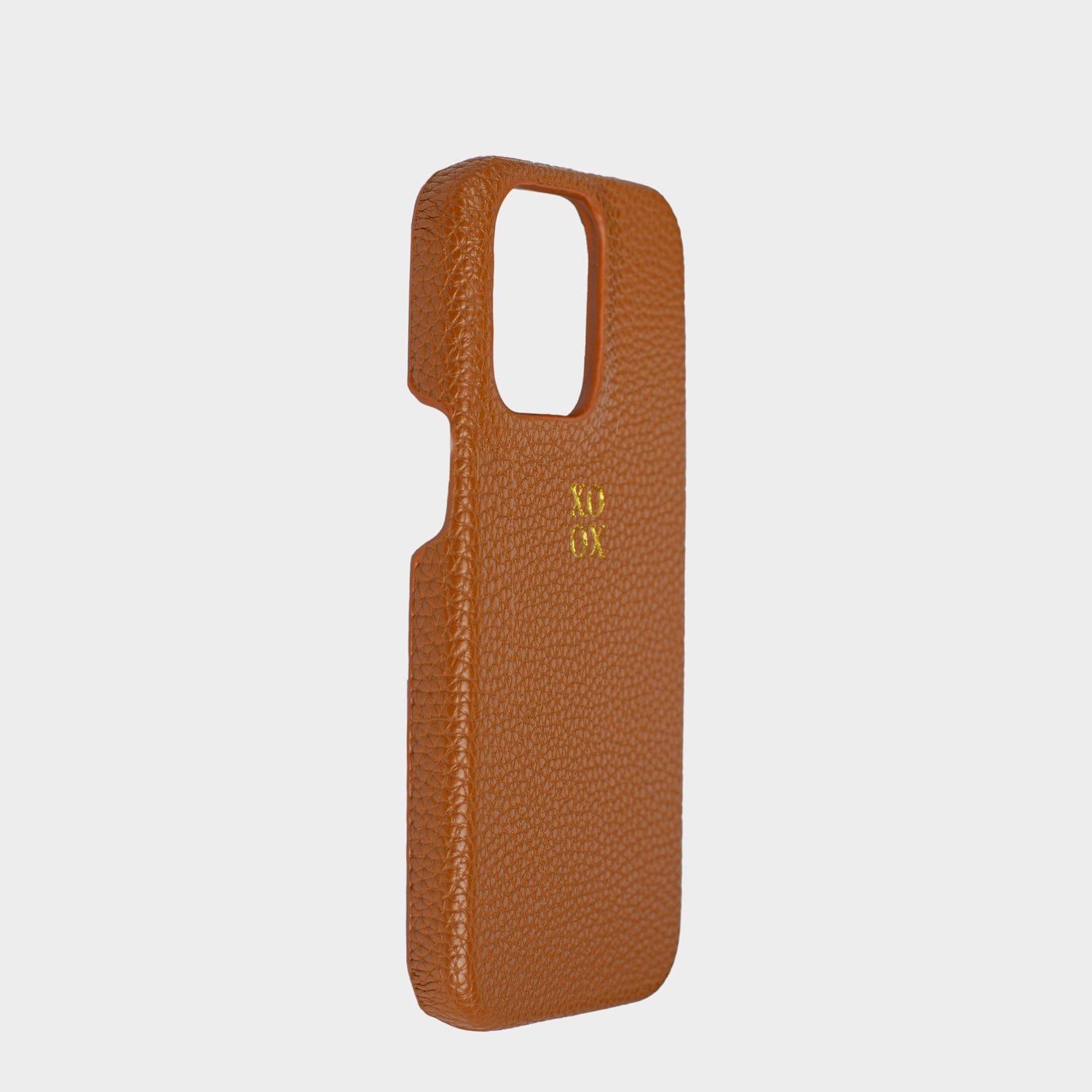 Brown Pebble Texture Personalized Snap Case