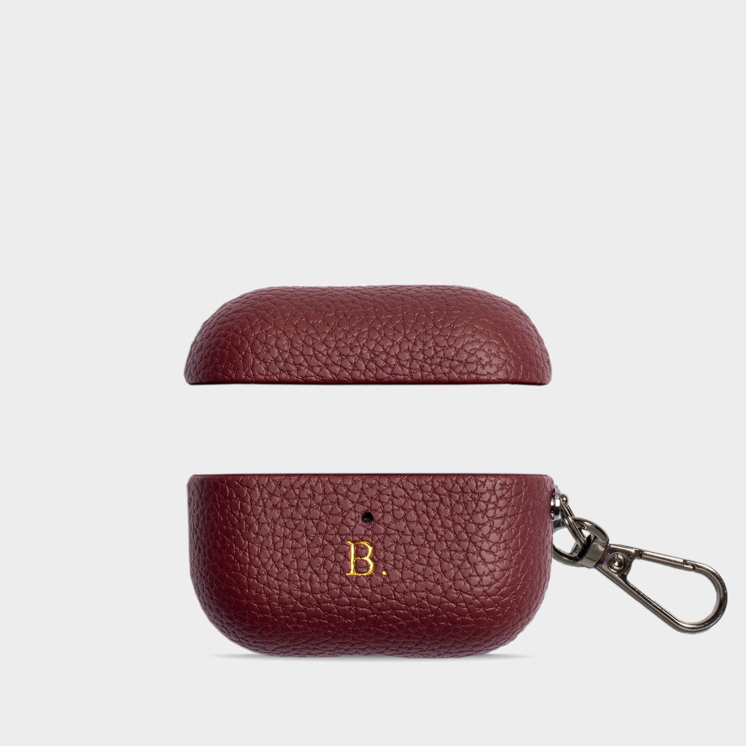 Burgundy AirPods Personalized Case