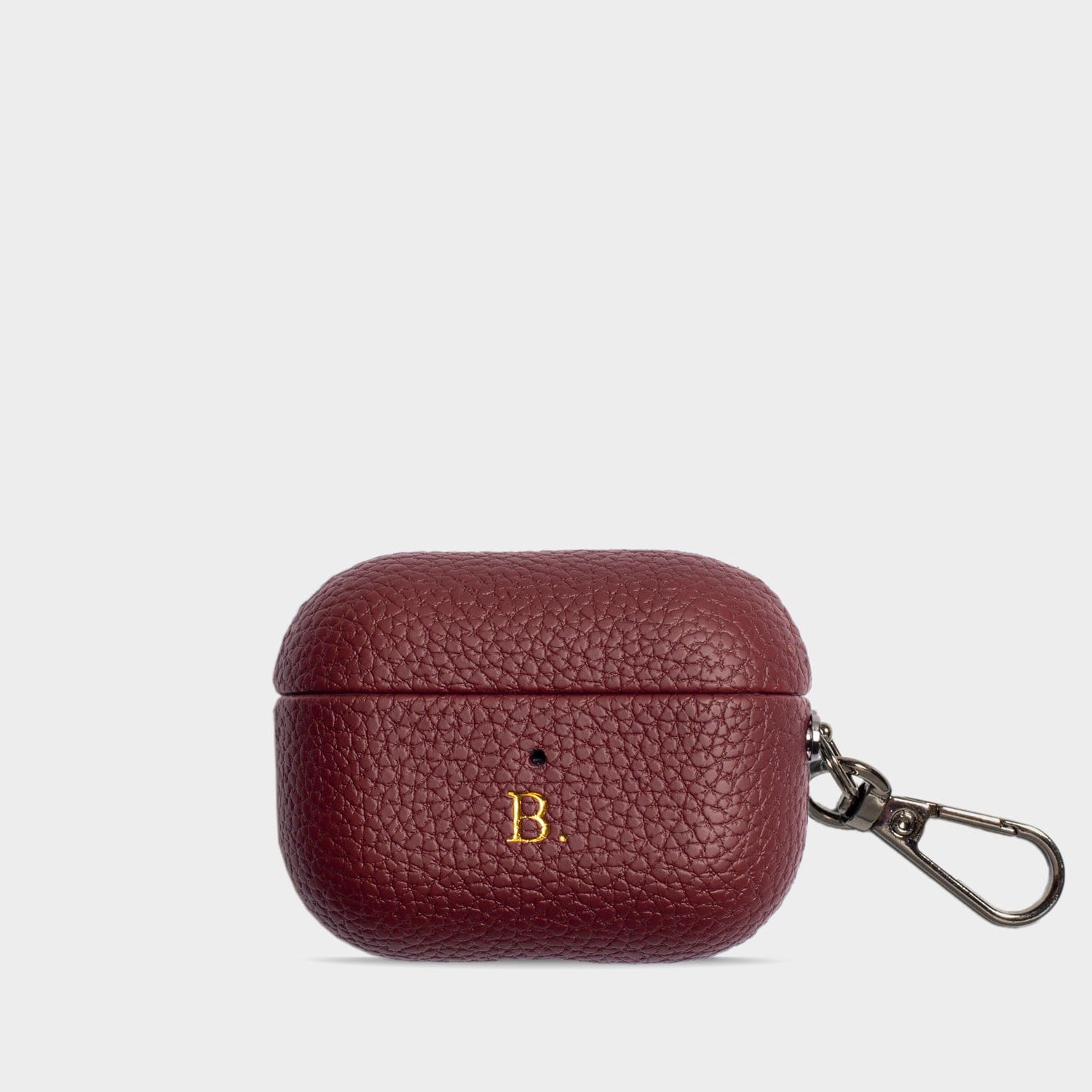 Burgundy AirPods Personalized Case