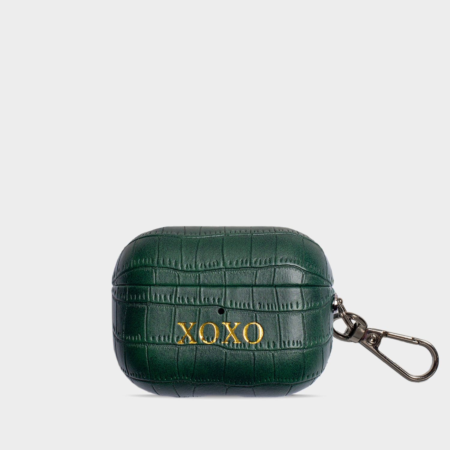 Dark Green Lizard AirPods Personalized Case