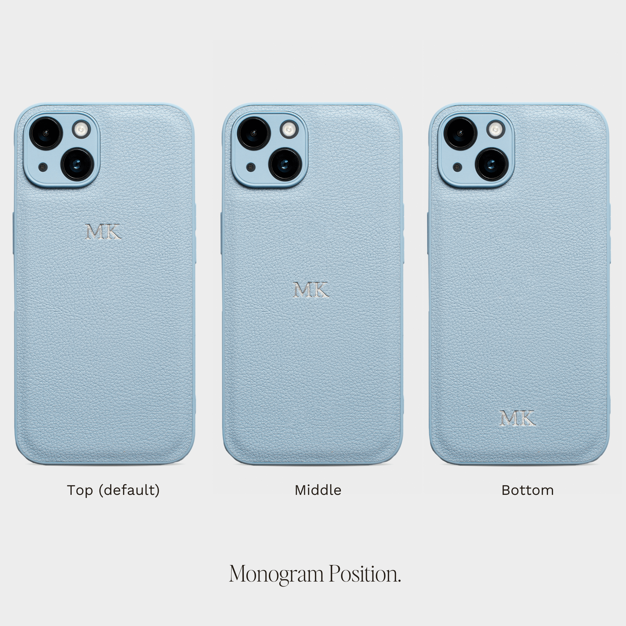 Powder Padded Personalized Monogram Case