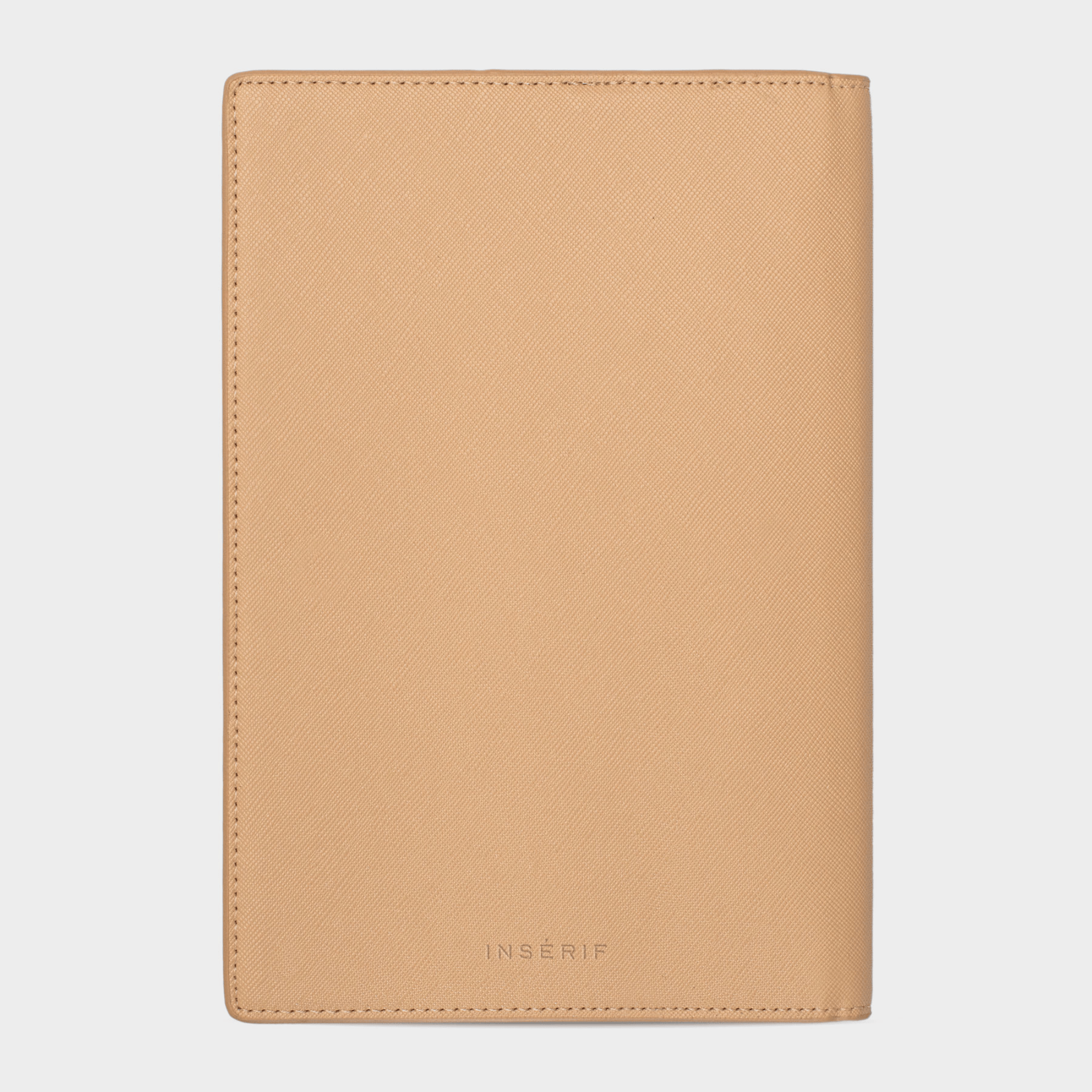 Beige Saffiano Texture Personalized Notebook