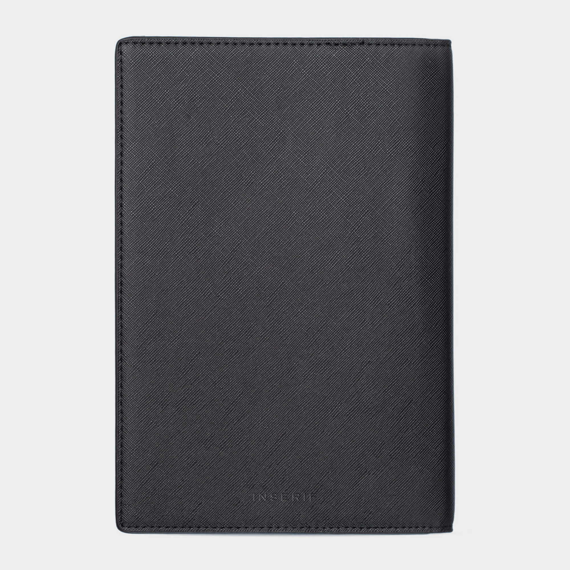 Black Saffiano Texture Personalized Notebook