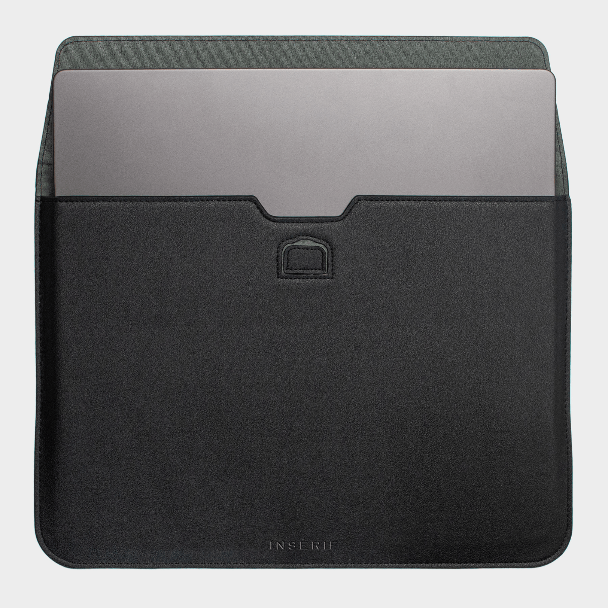 Black Personalized Laptop Sleeve with Stand