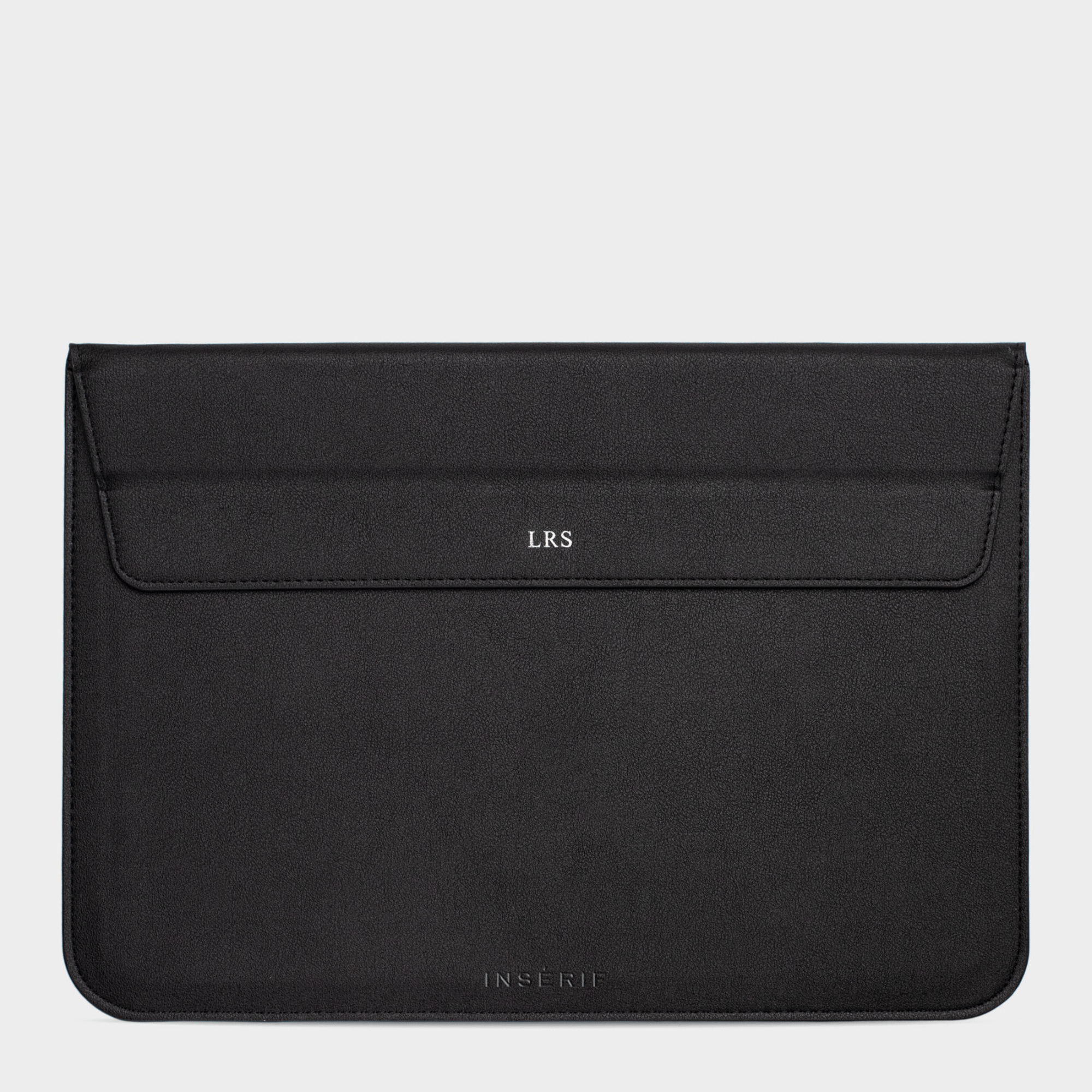 Black Personalized Laptop Sleeve with Stand
