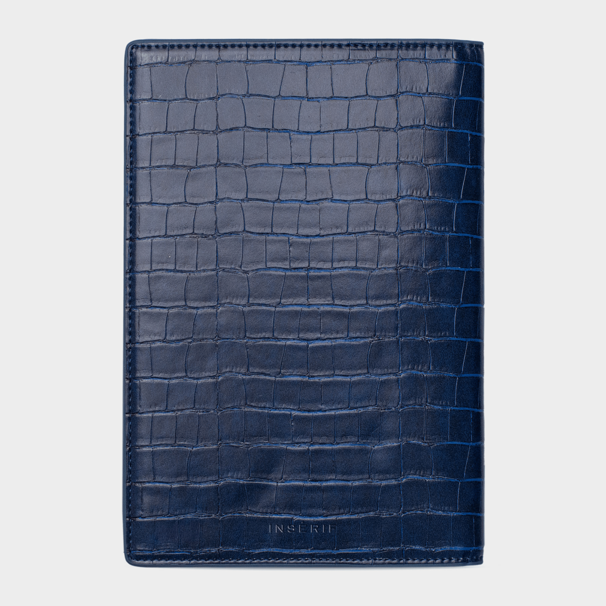 Navy Lizard Texture Personalized Notebook