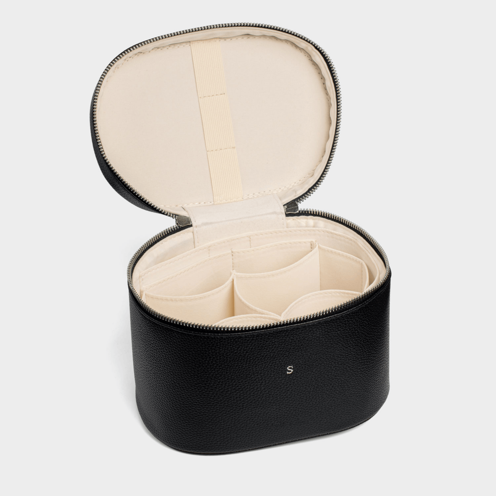 Black Pebble Personalized Vanity Case