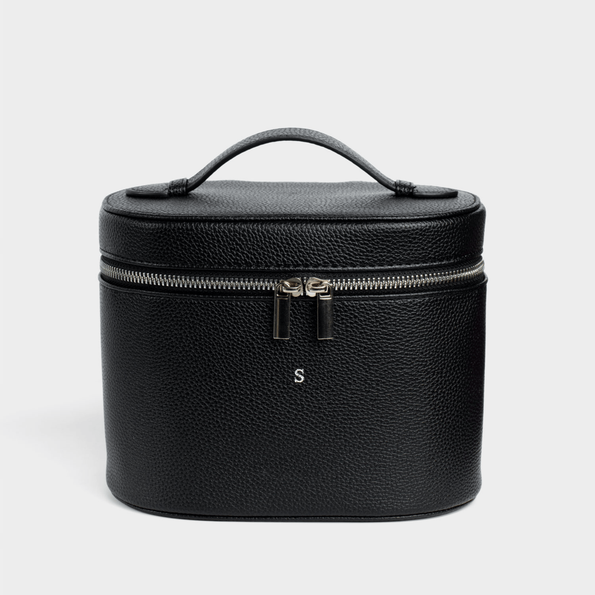 Black Pebble Personalized Vanity Case