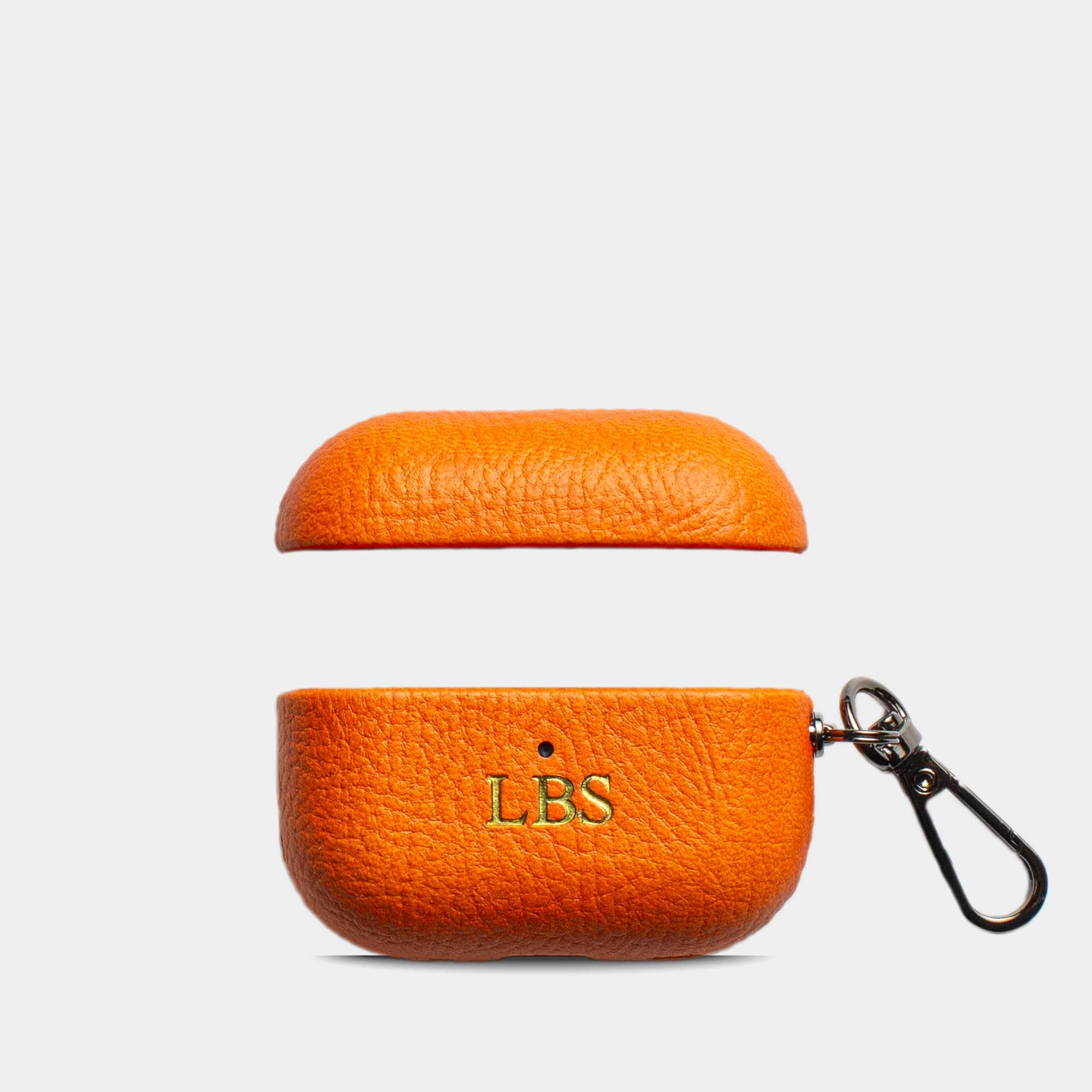 Orange AirPods Personalized Case