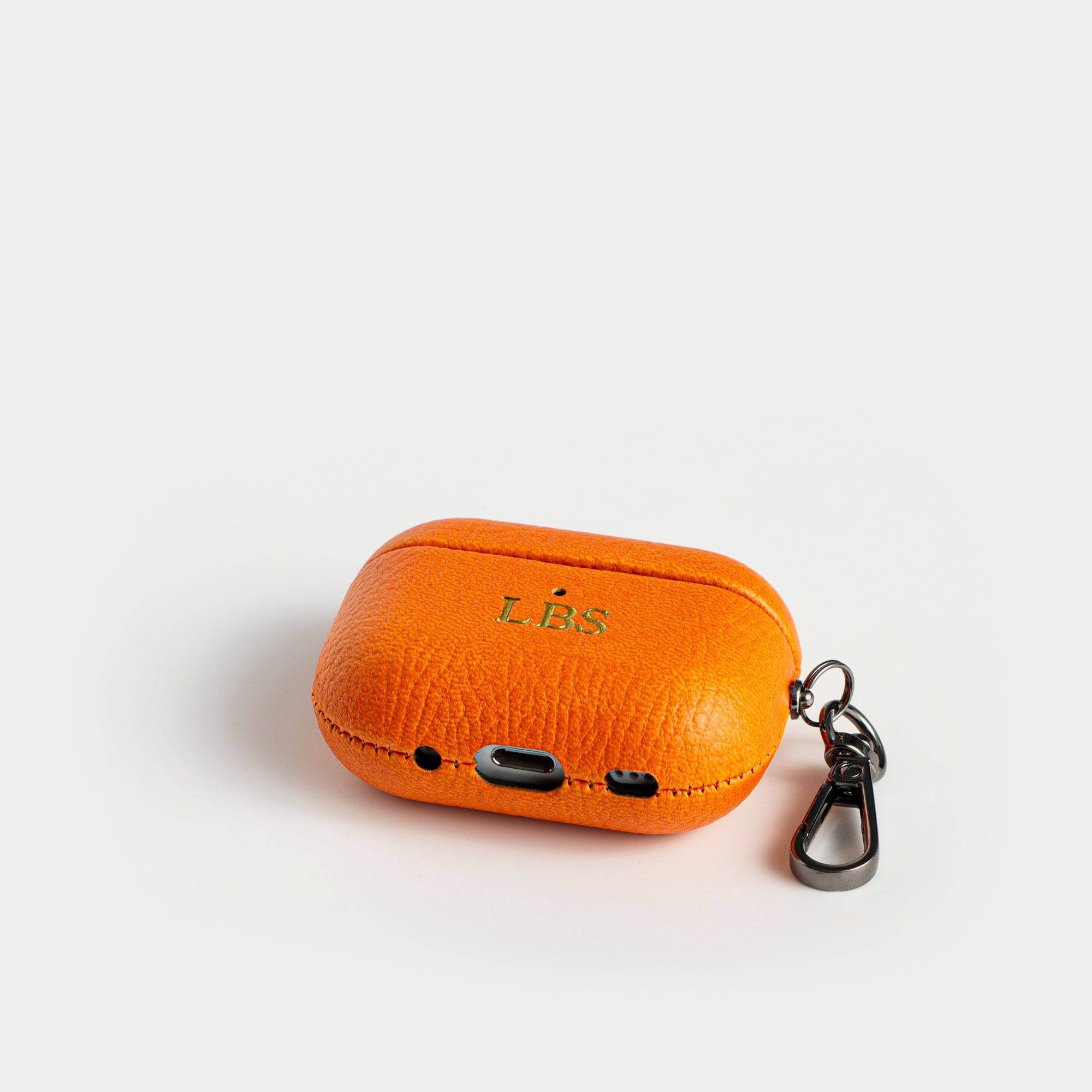 Orange AirPods Personalized Case