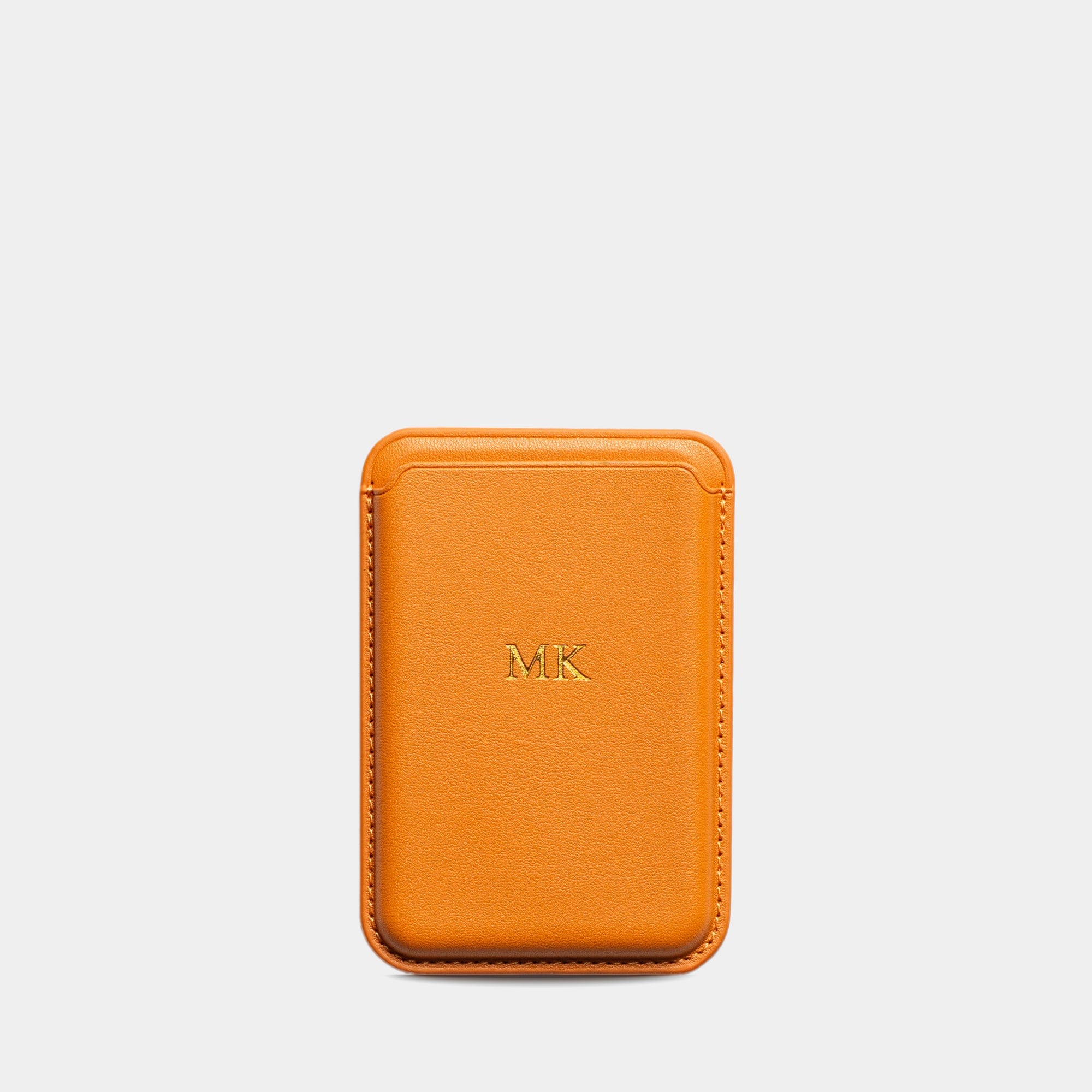 Orange MagSafe Personalized Card Holder