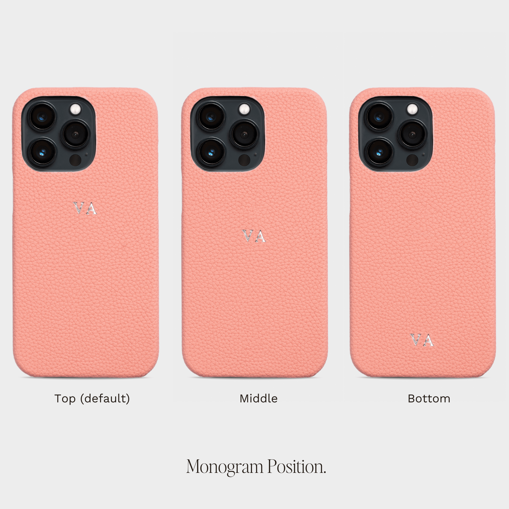 Pink Pebble Texture Personalized Snap Case