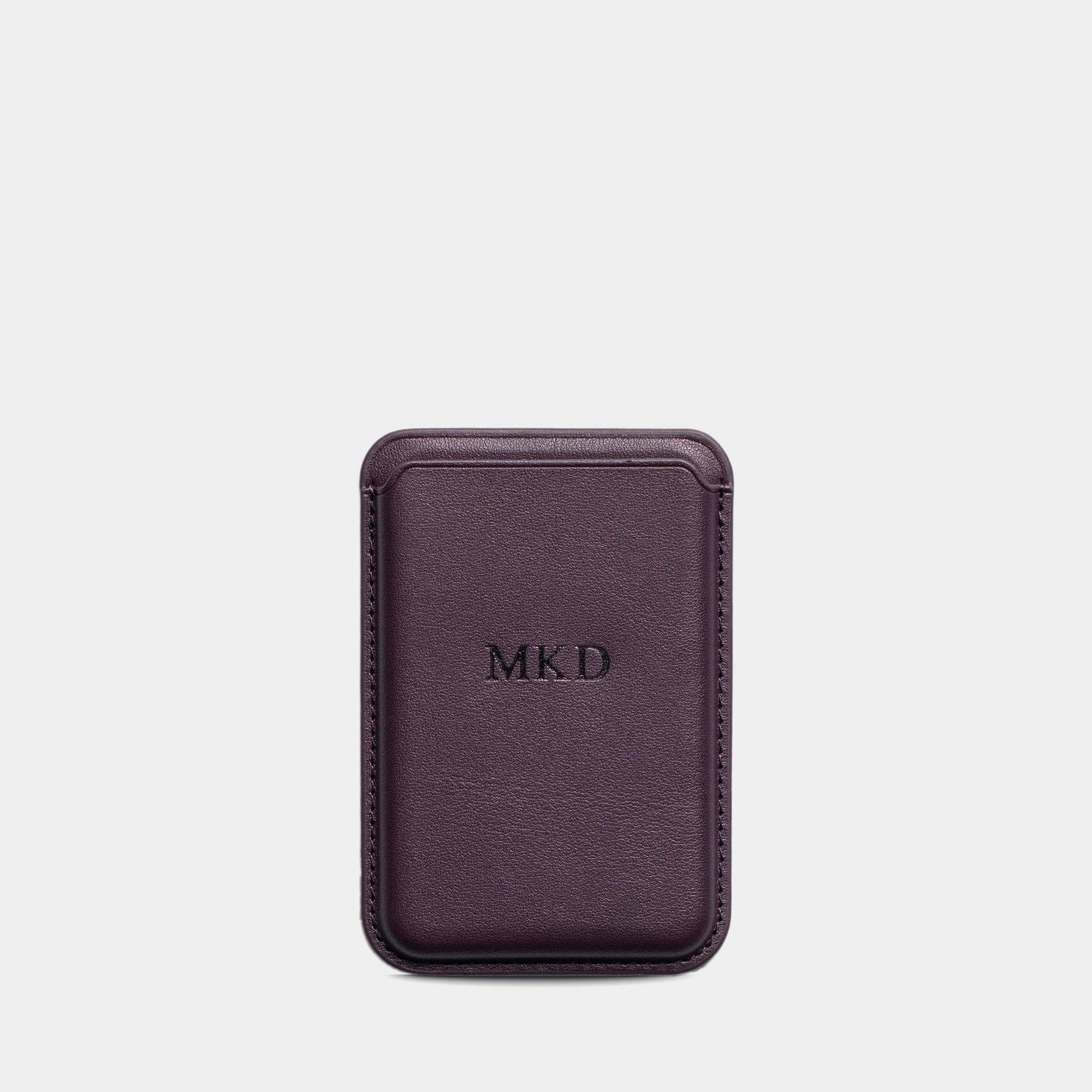 Purple MagSafe Personalized Card Holder