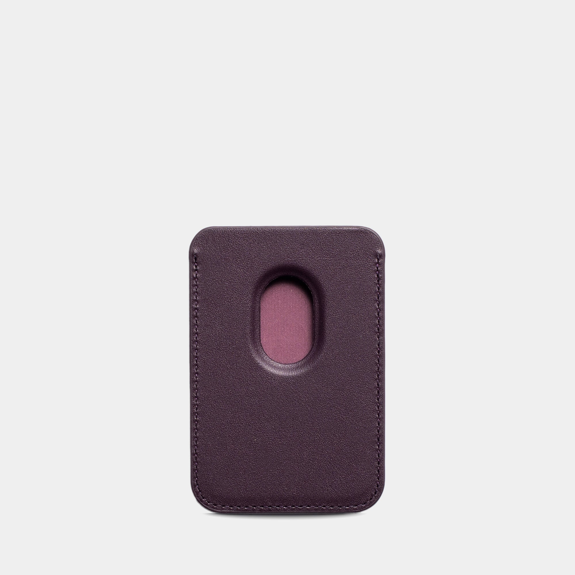 Purple MagSafe Personalized Card Holder